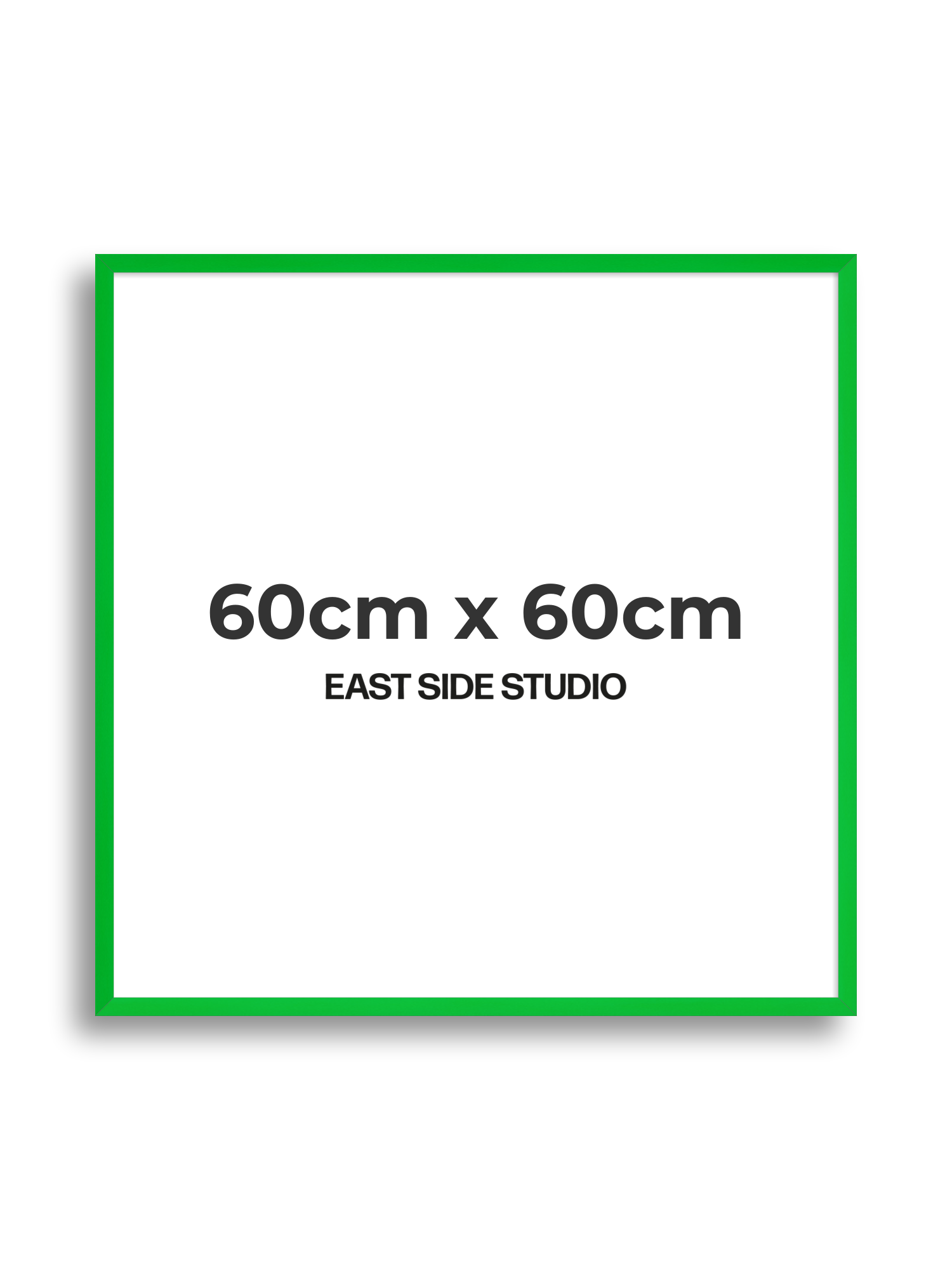 Neon Green 60cm x 60cm picture frame
