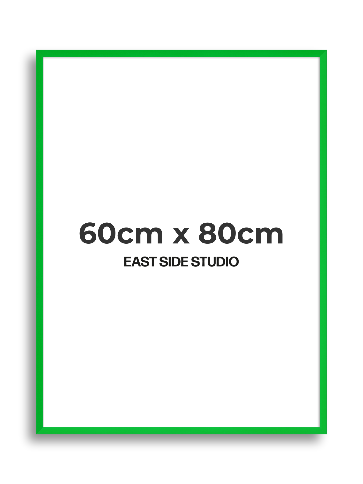 Neon Green 60cm x 80cm picture frame