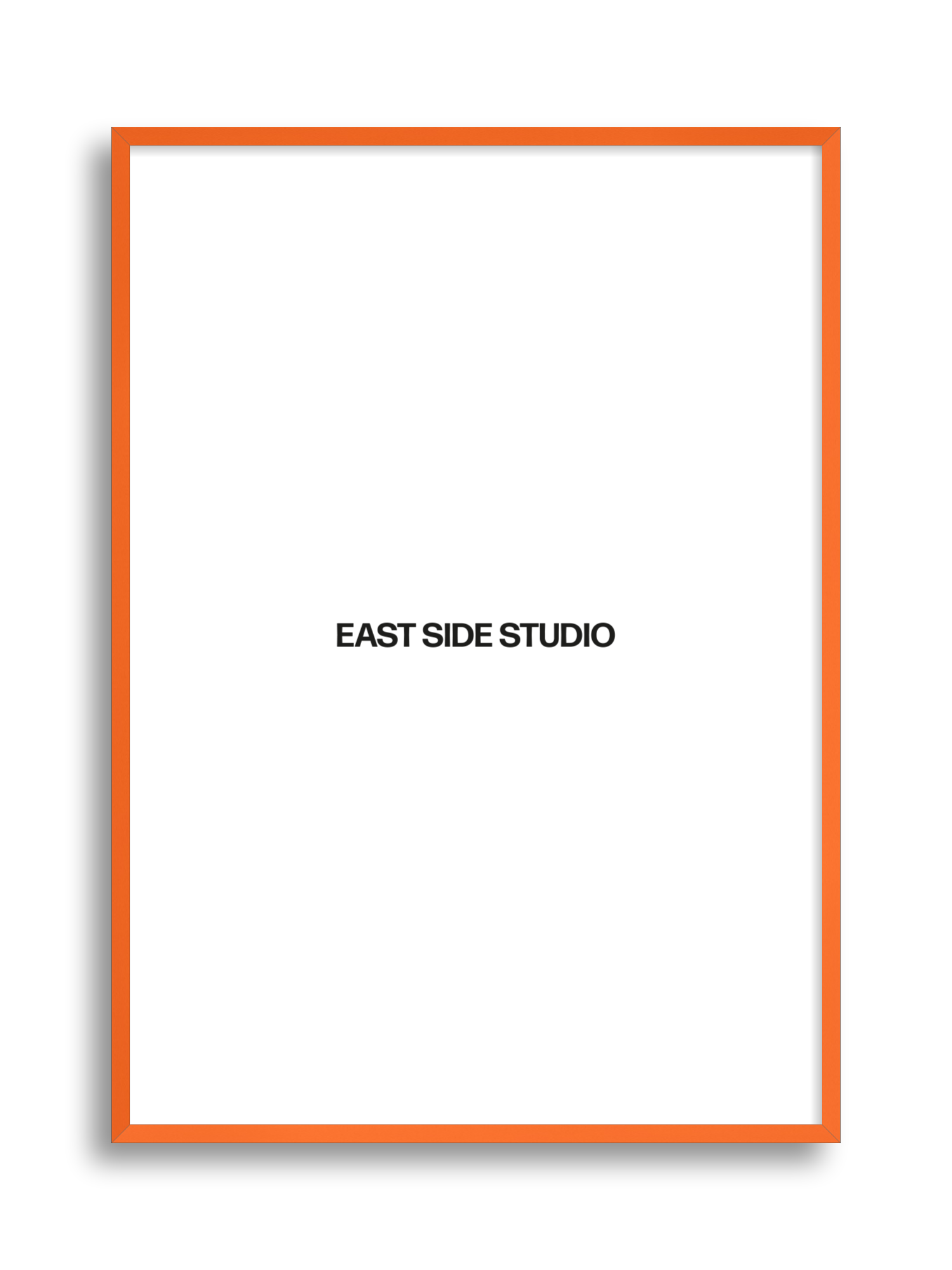 Neon Orange picture frame