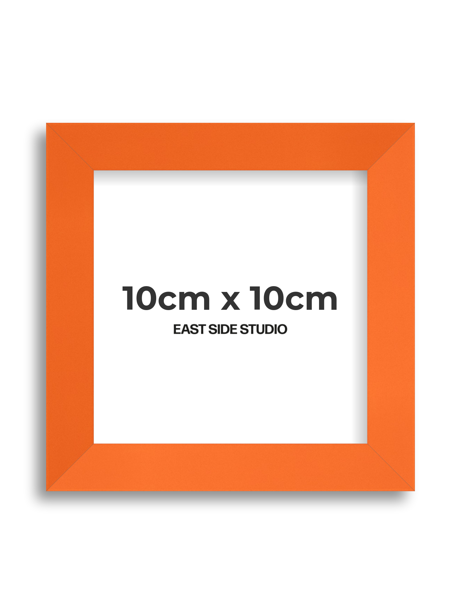 Neon Orange 10cm x 10cm picture frame