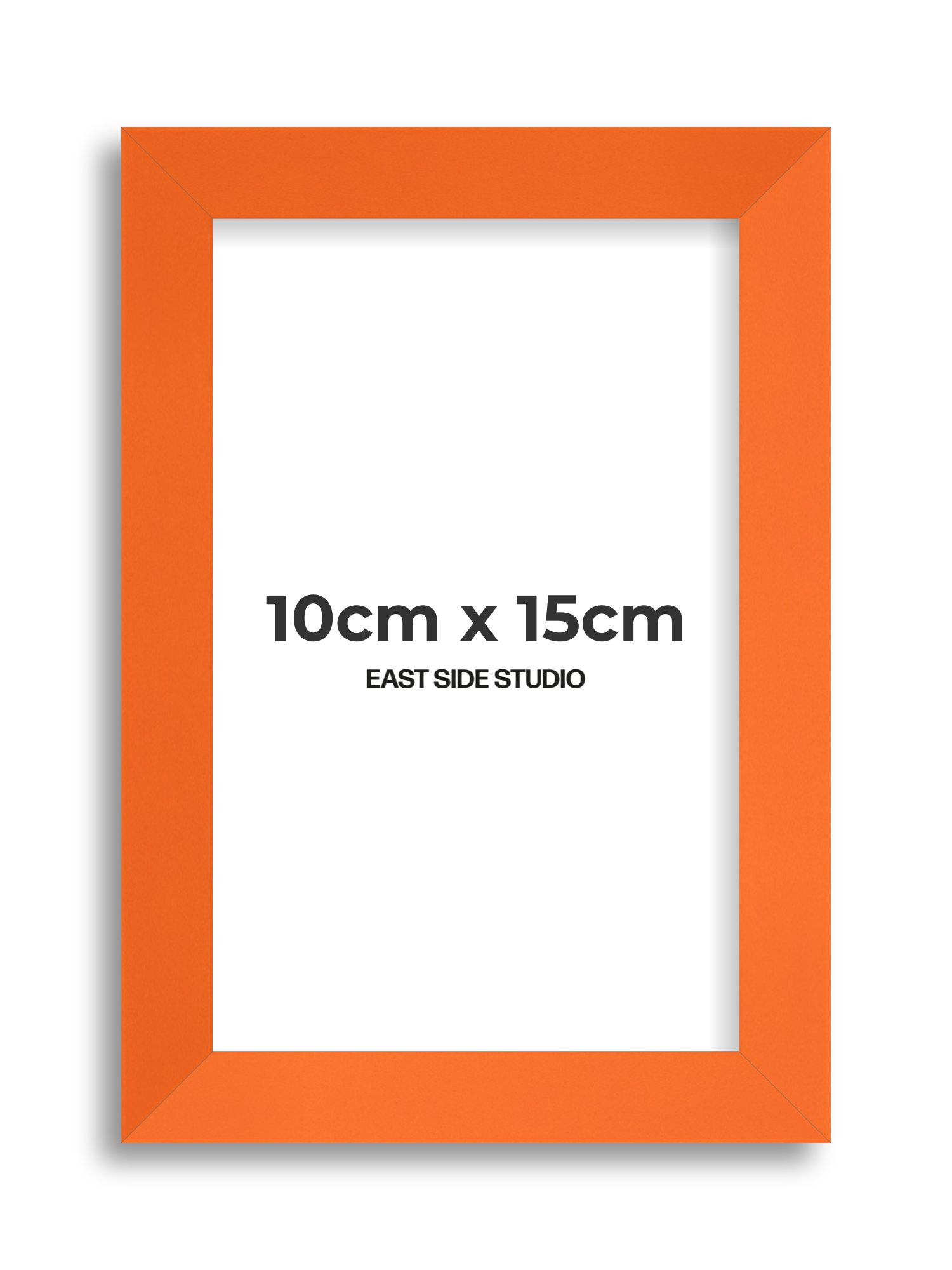 Neon Orange 10cm x 15cm picture frame