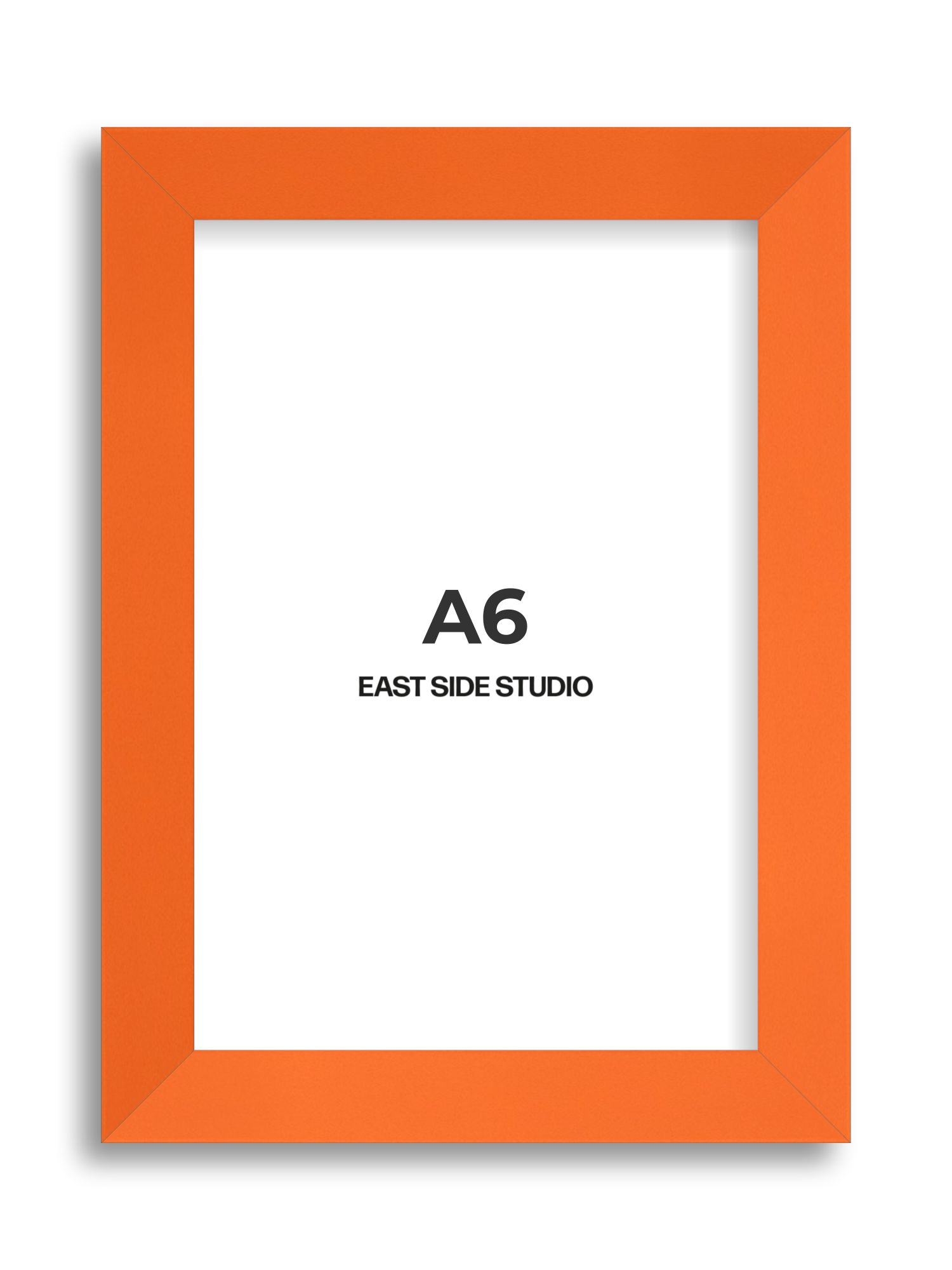 Neon Orange A6 picture frame