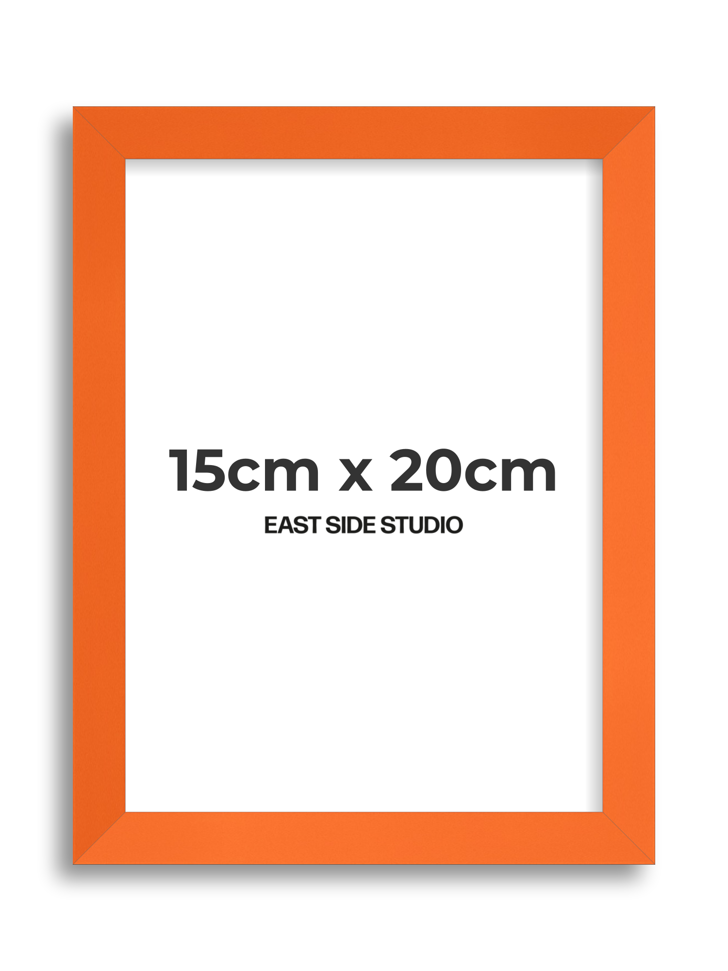 Neon Orange 15cm x 20cm picture frame
