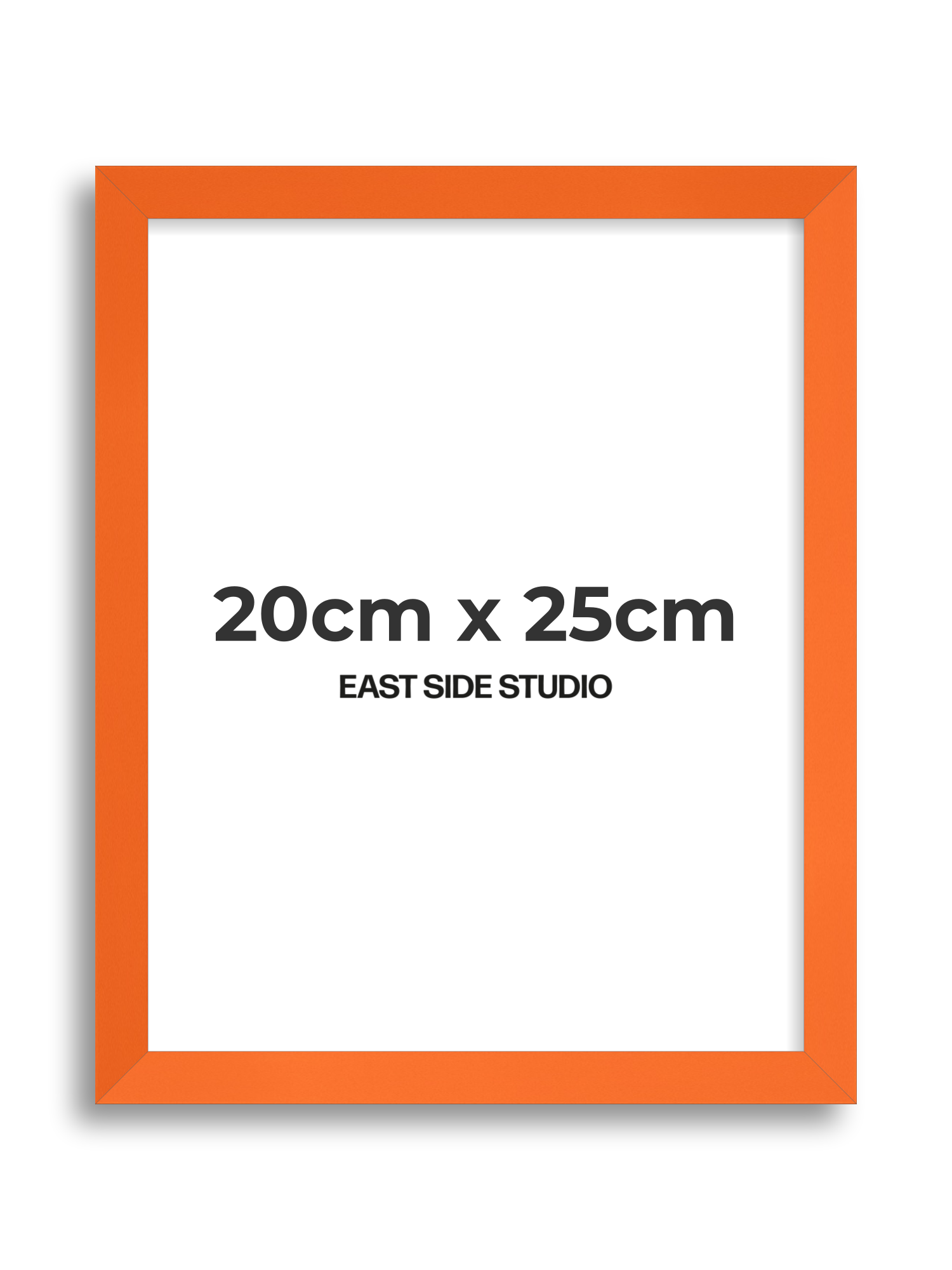 Neon Orange 20cm x 25cm picture frame