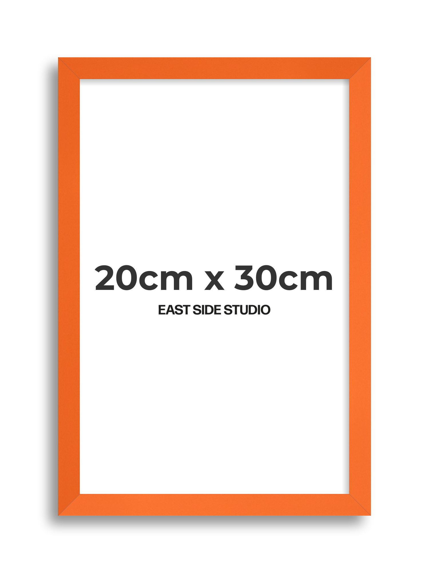 Neon Orange 20cm x 30cm picture frame