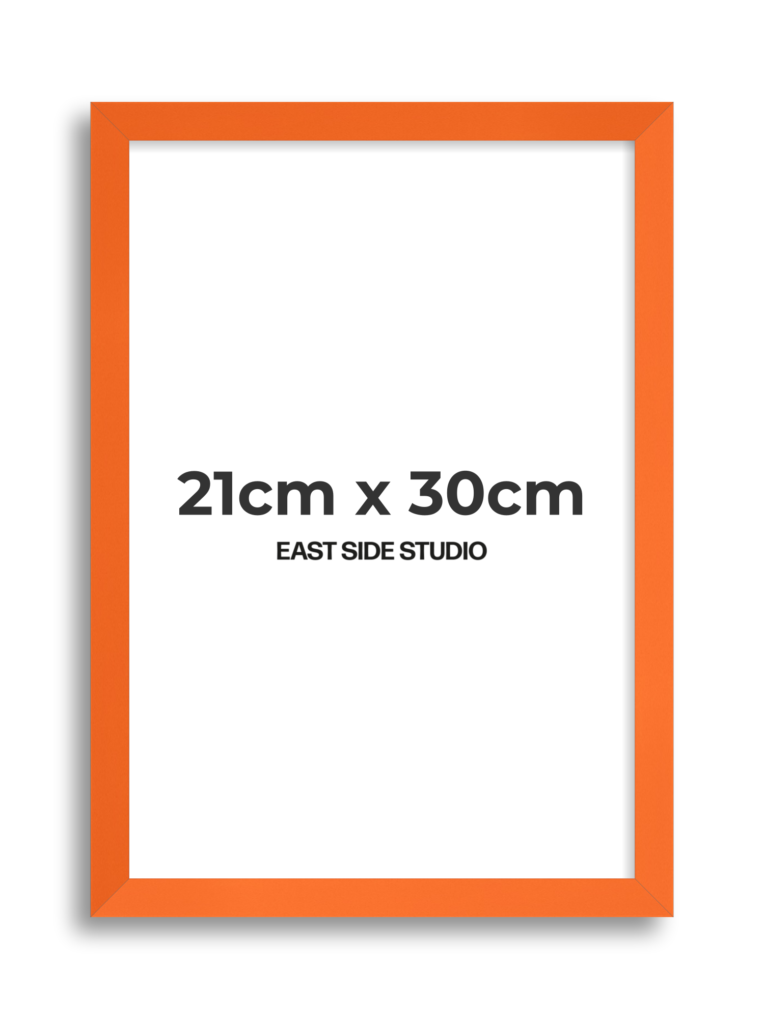 Neon Orange 21cm x 30cm picture frame