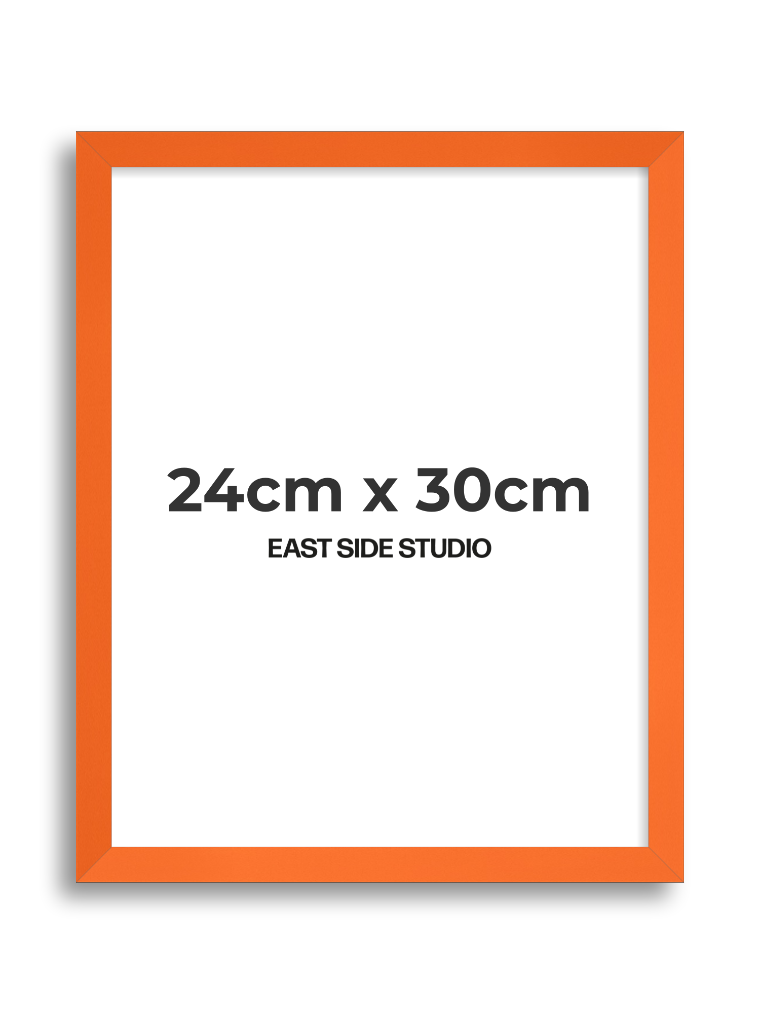 Neon Orange 24cm x 30cm picture frame