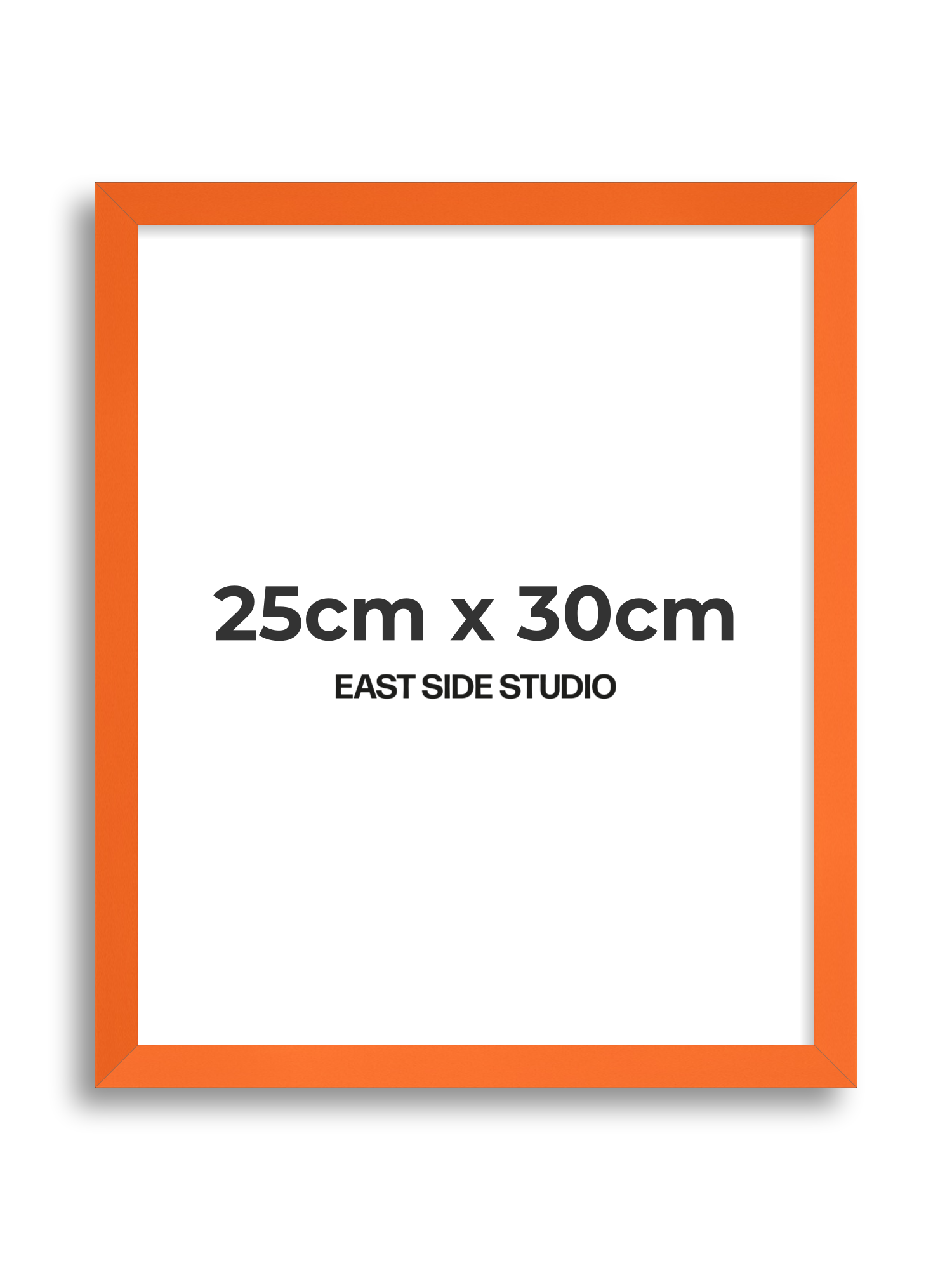 Neon Orange 25cm x 30cm picture frame
