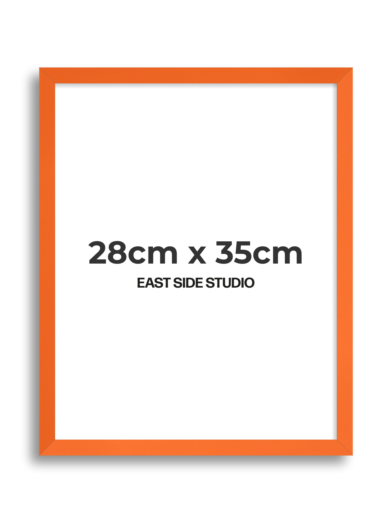 Neon Orange 28cm x 35cm picture frame