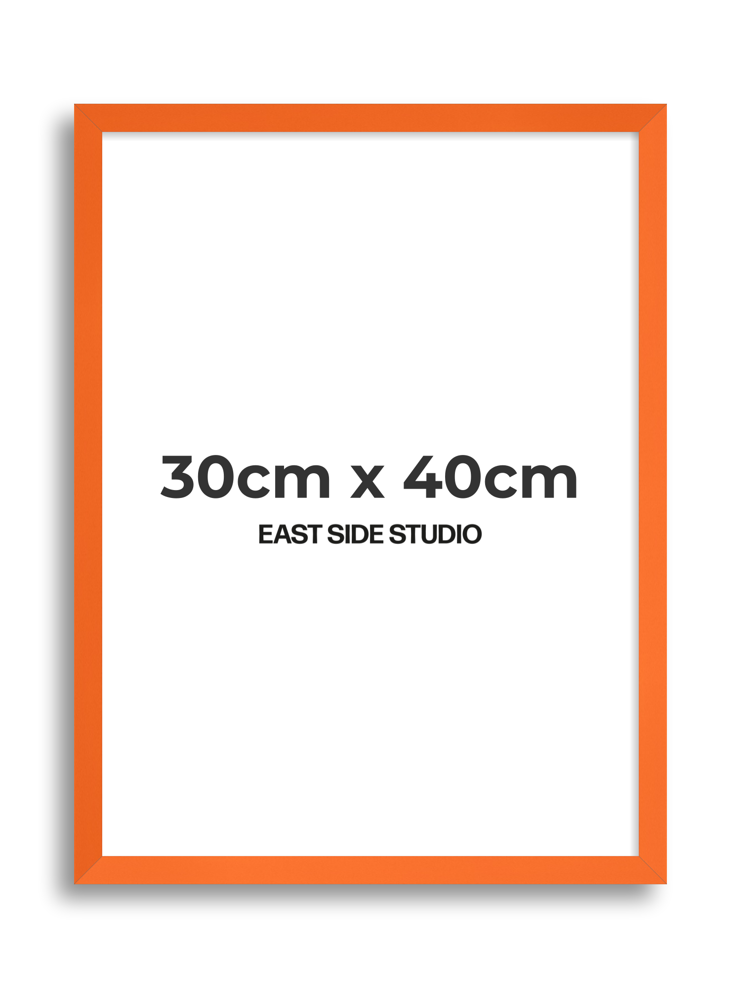 Neon Orange 30cm x 40cm picture frame