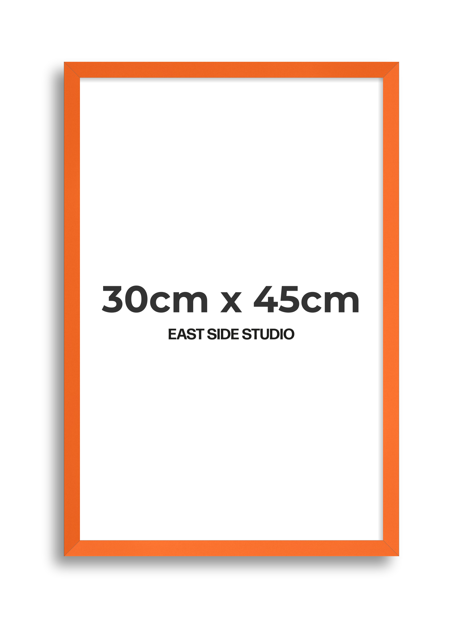 Neon Orange 30cm x 45cm picture frame