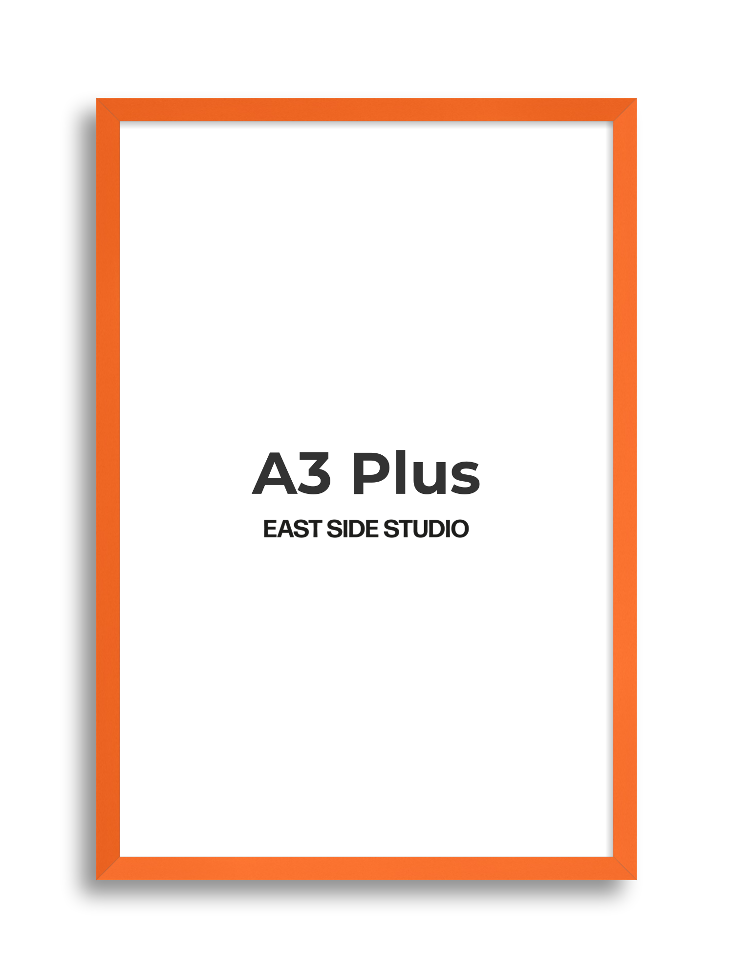 Neon Orange A3 Plus picture frame