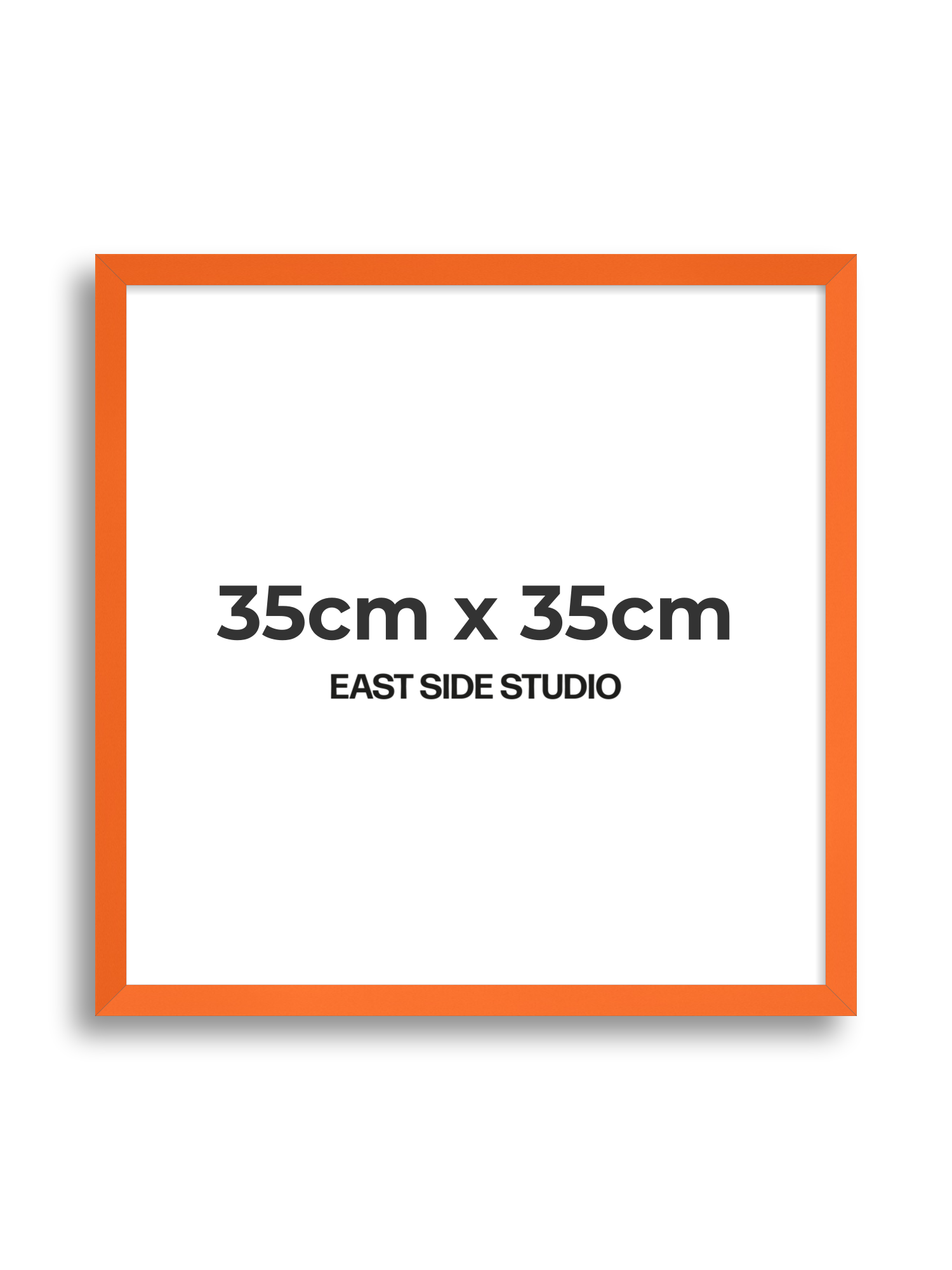 Neon Orange 35cm x 35cm picture frame