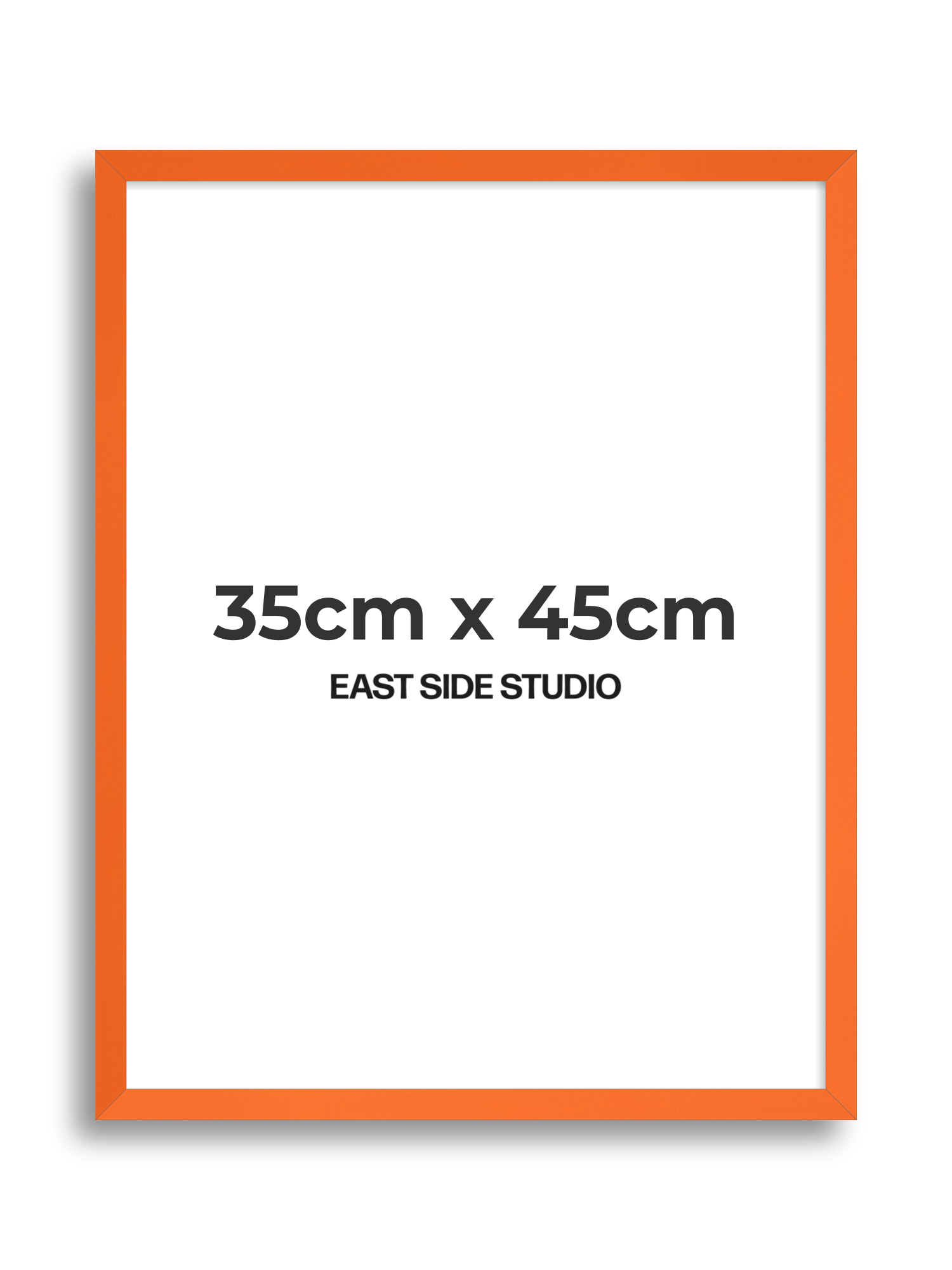 Neon Orange 35cm x 45cm picture frame