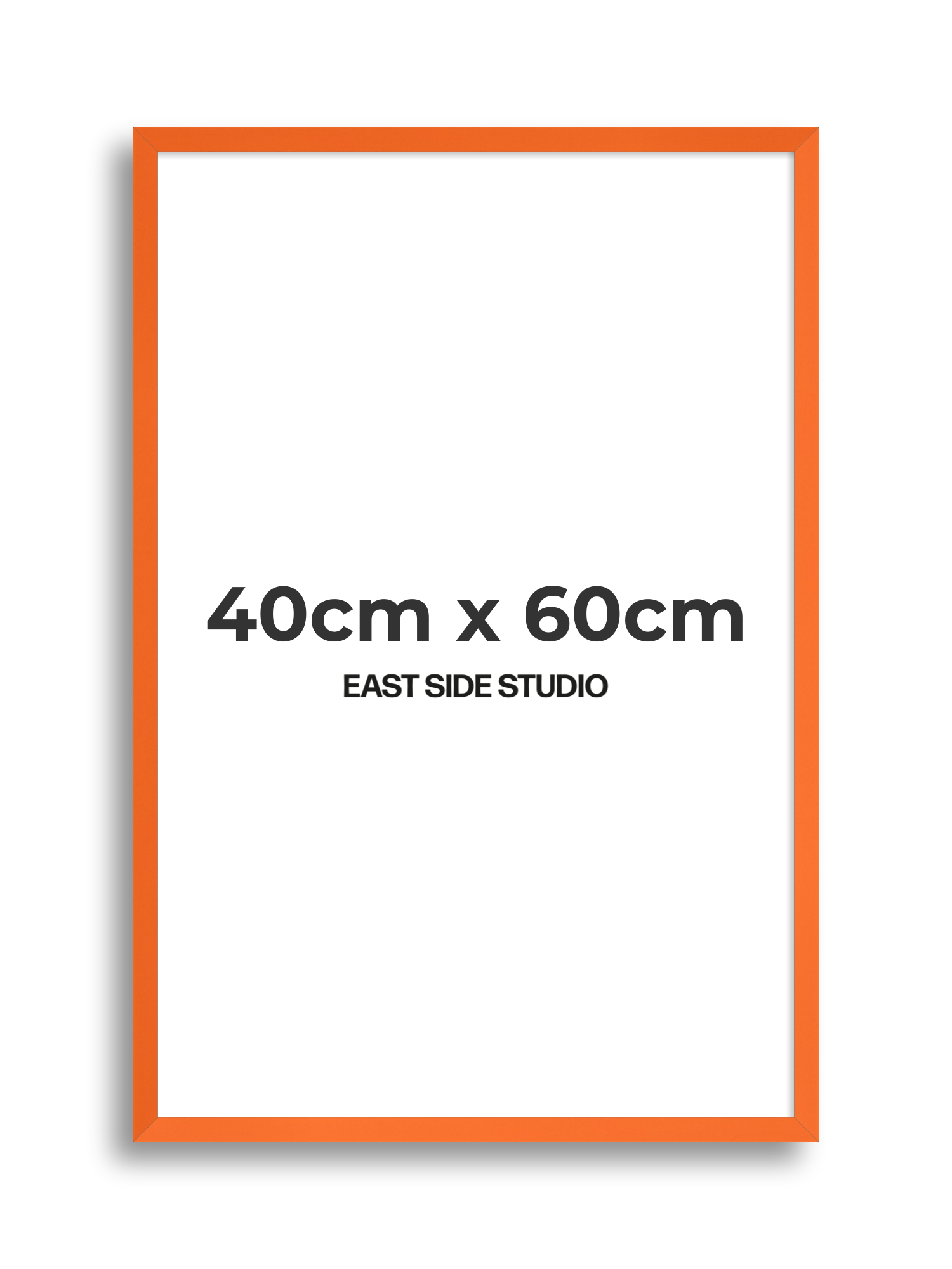 Neon Orange 40cm x 60cm picture frame