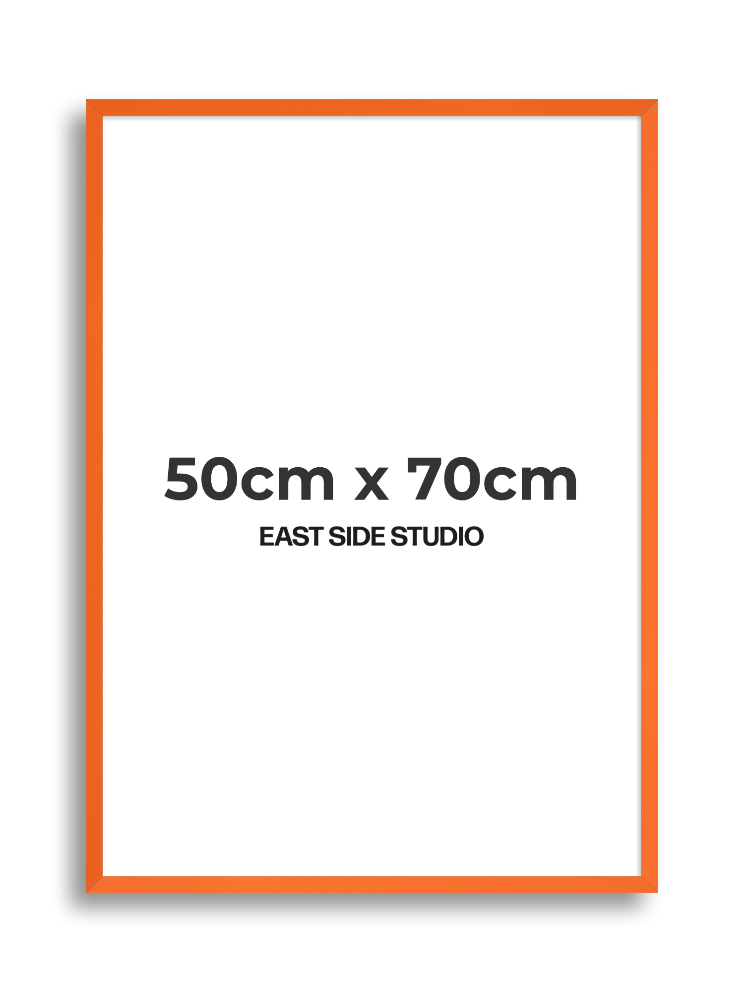 Neon Orange 50cm x 70cm picture frame