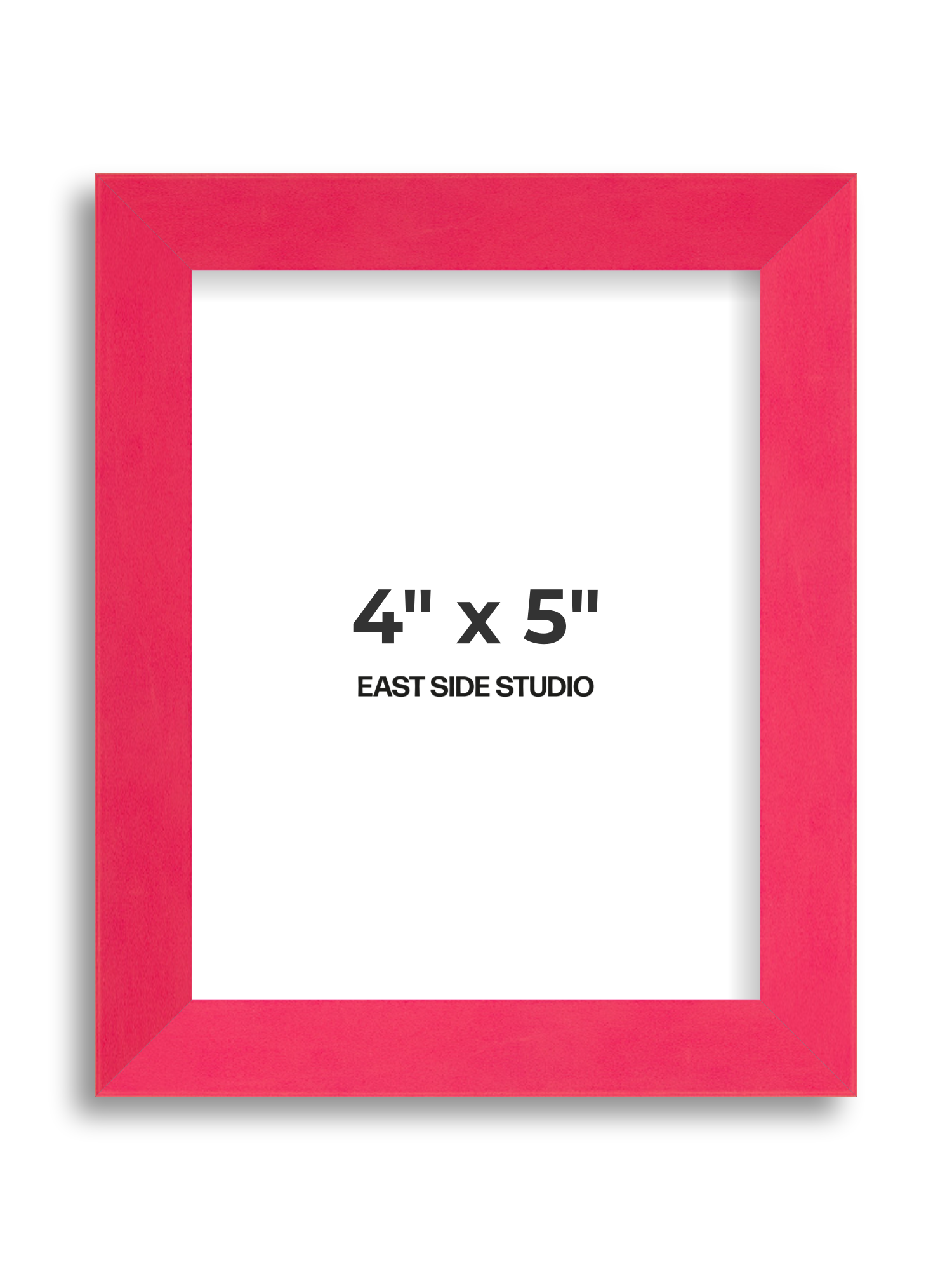 Neon Pink 4" x 5" picture frame