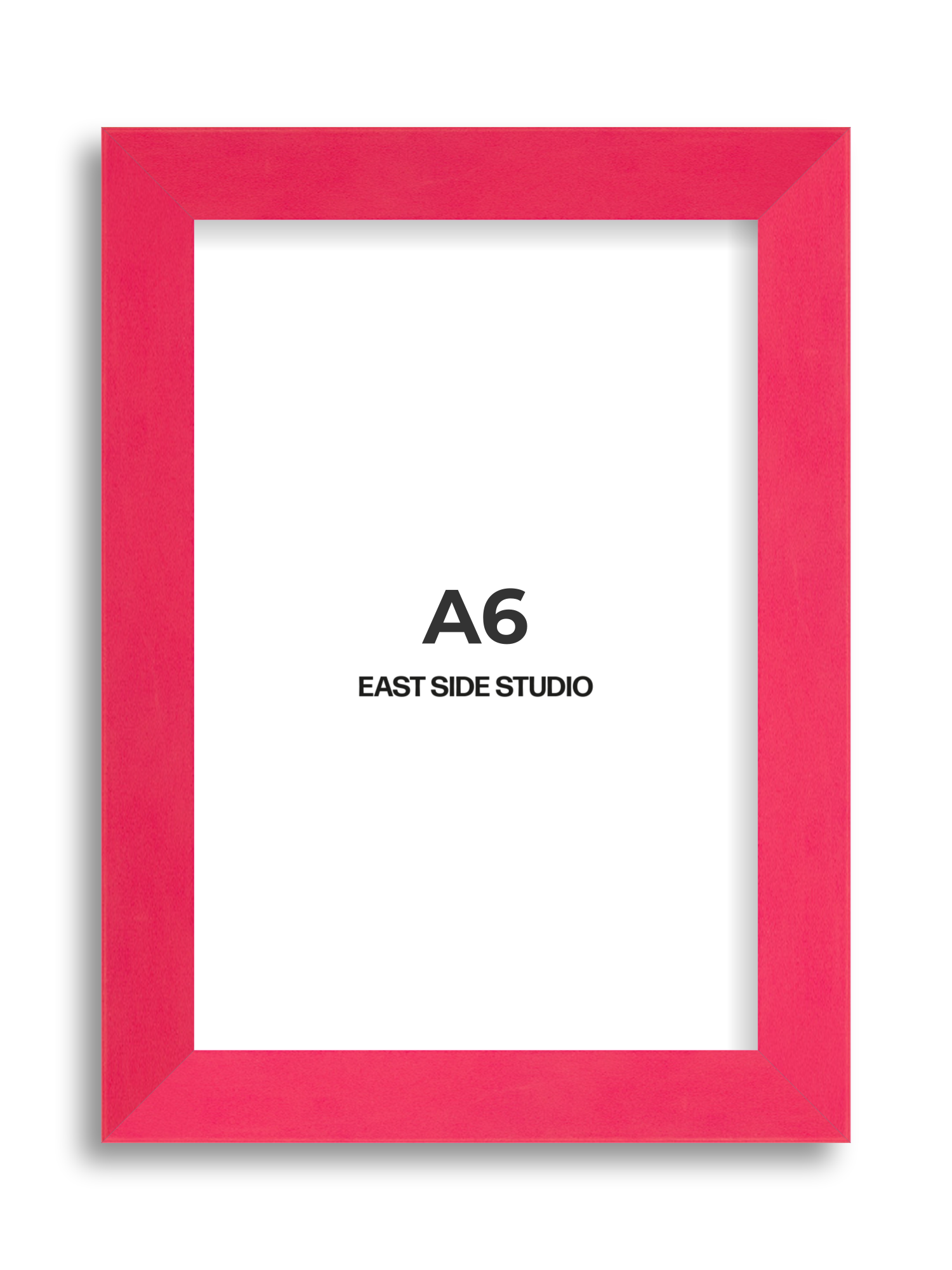 Neon Pink A6 picture frame