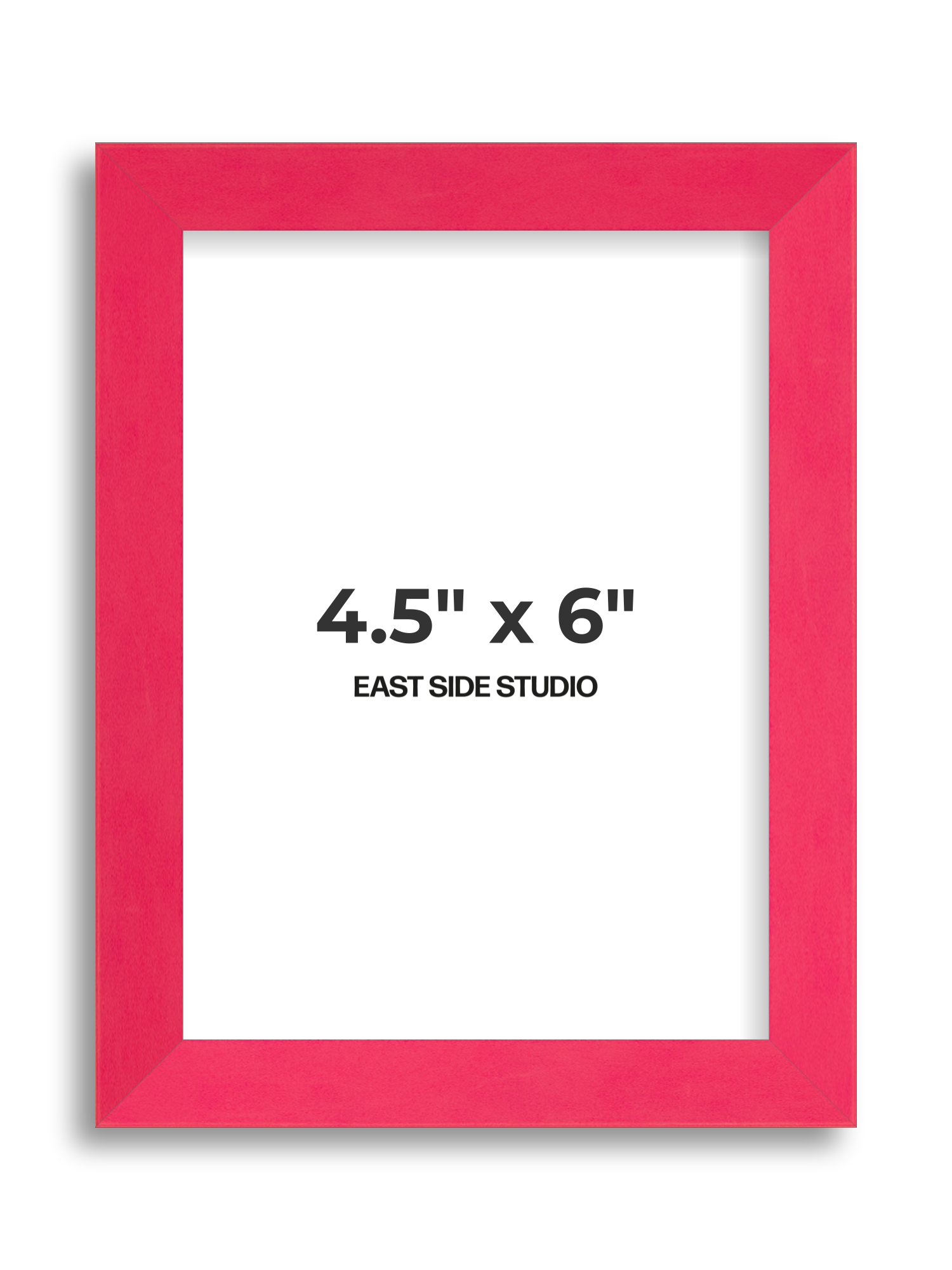 Neon Pink 4.5" x 6" picture frame