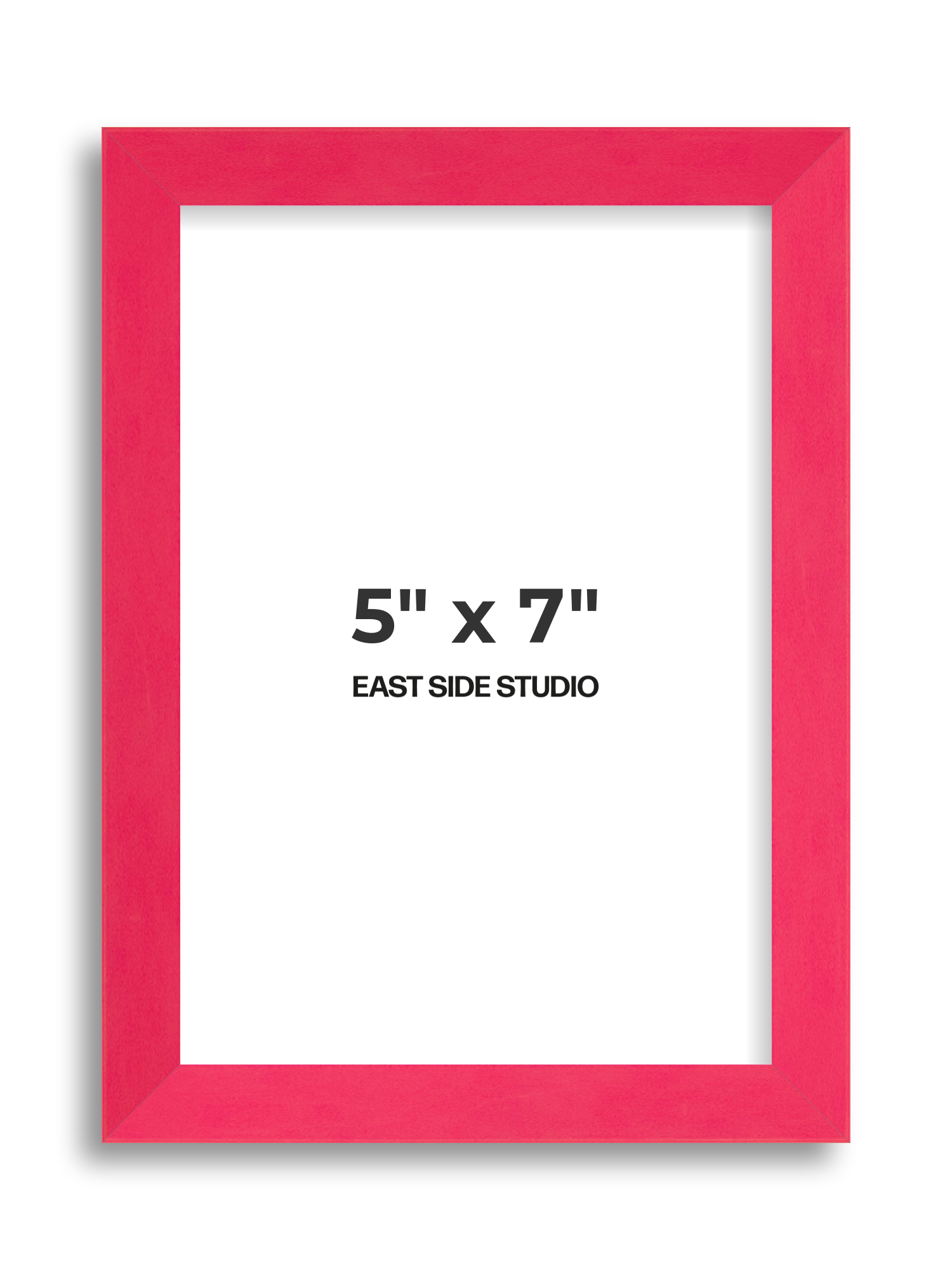 Neon Pink 5" x 7" picture frame