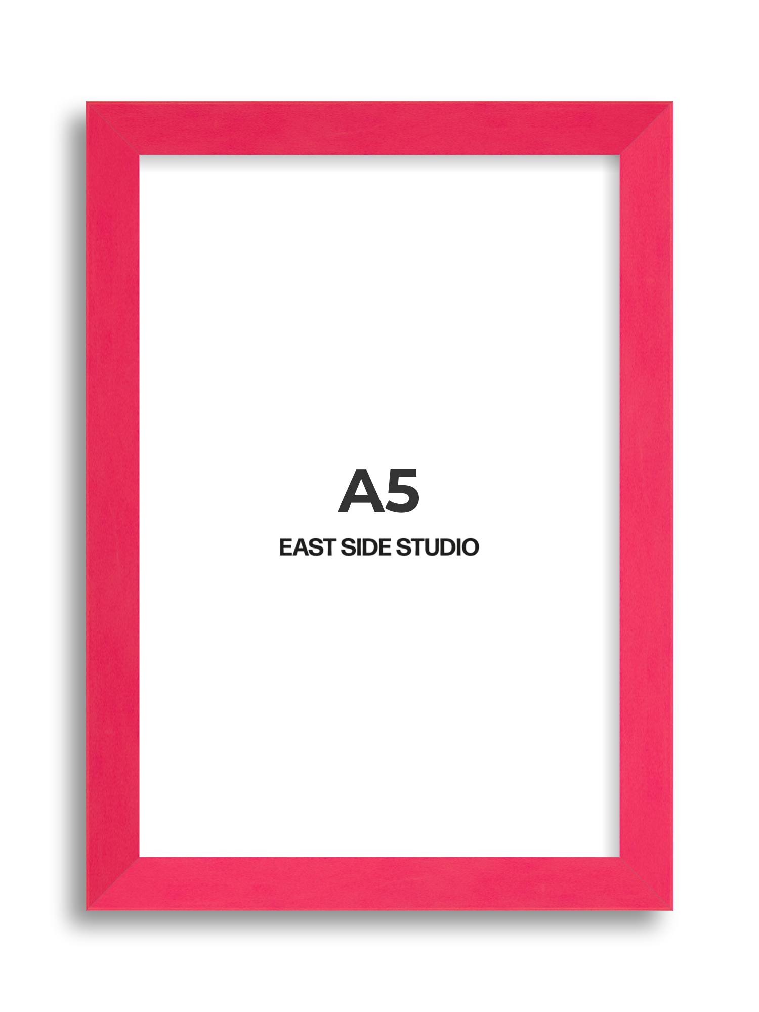 Neon Pink A5 picture frame