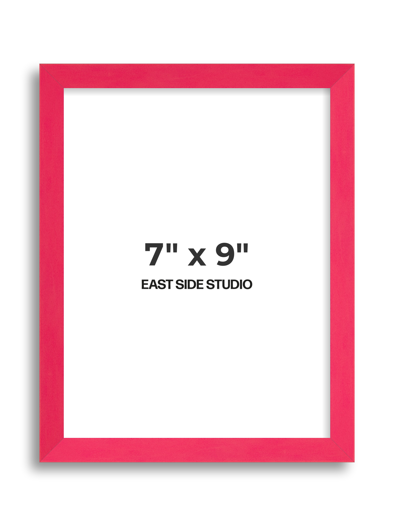 Neon Pink 7" x 9" picture frame