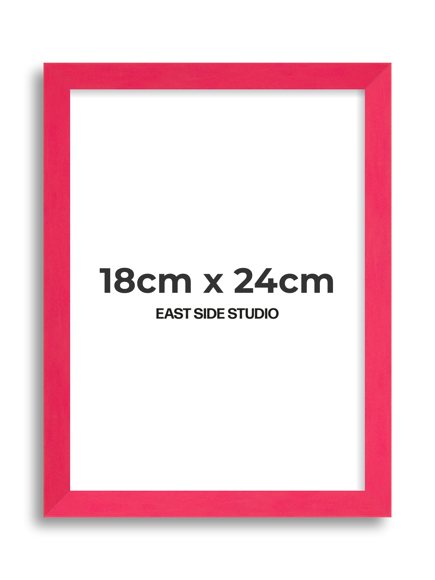 Neon Pink 18cm x 24cm picture frame