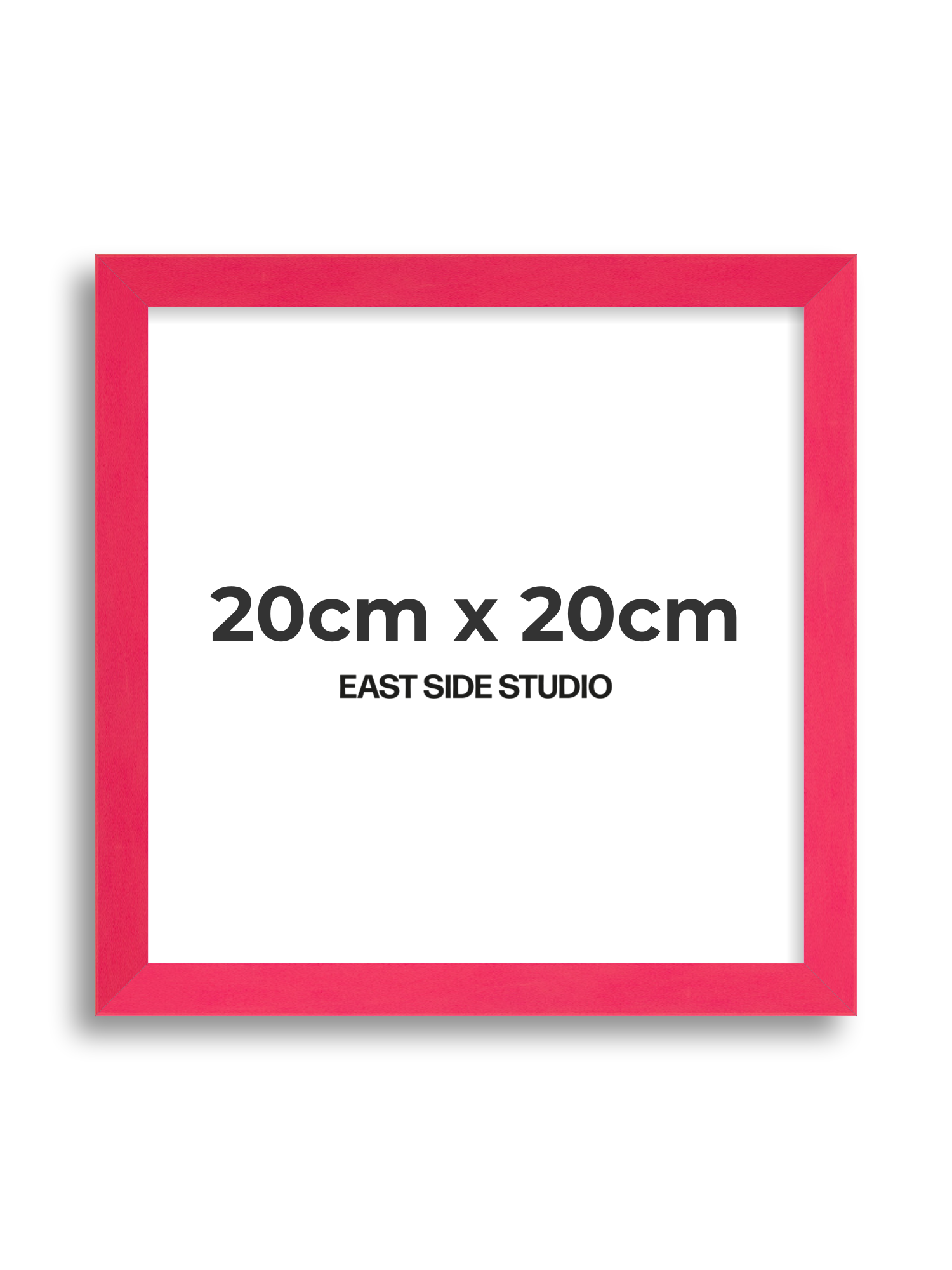 Neon Pink 20cm x 20cm picture frame