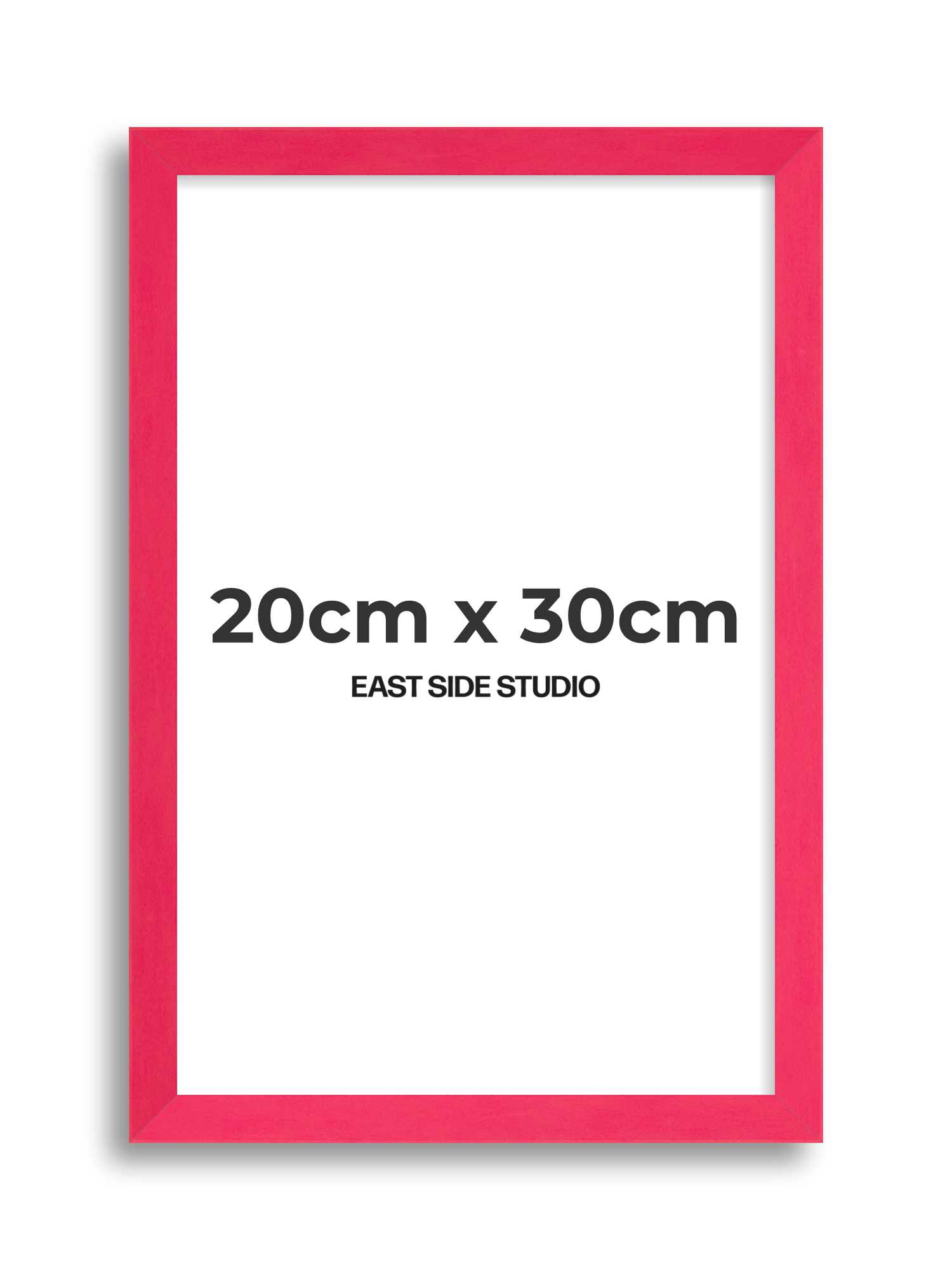 Neon Pink 20cm x 30cm picture frame