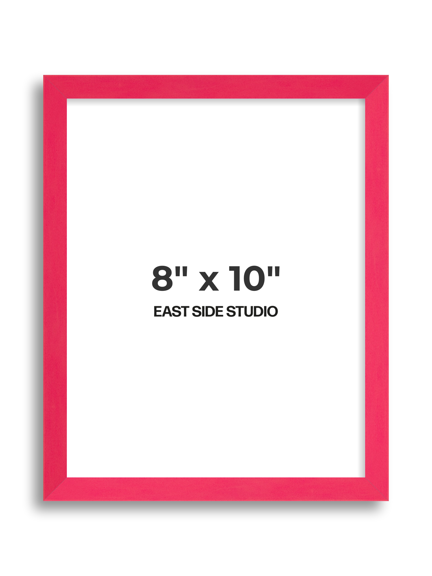 Neon Pink 8" x 10" picture frame