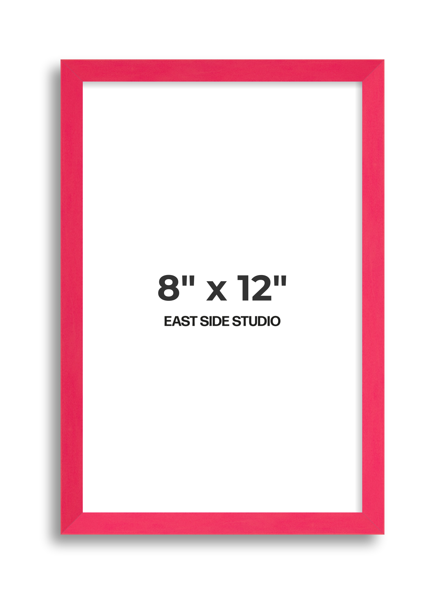 Neon Pink 8" x 12" picture frame