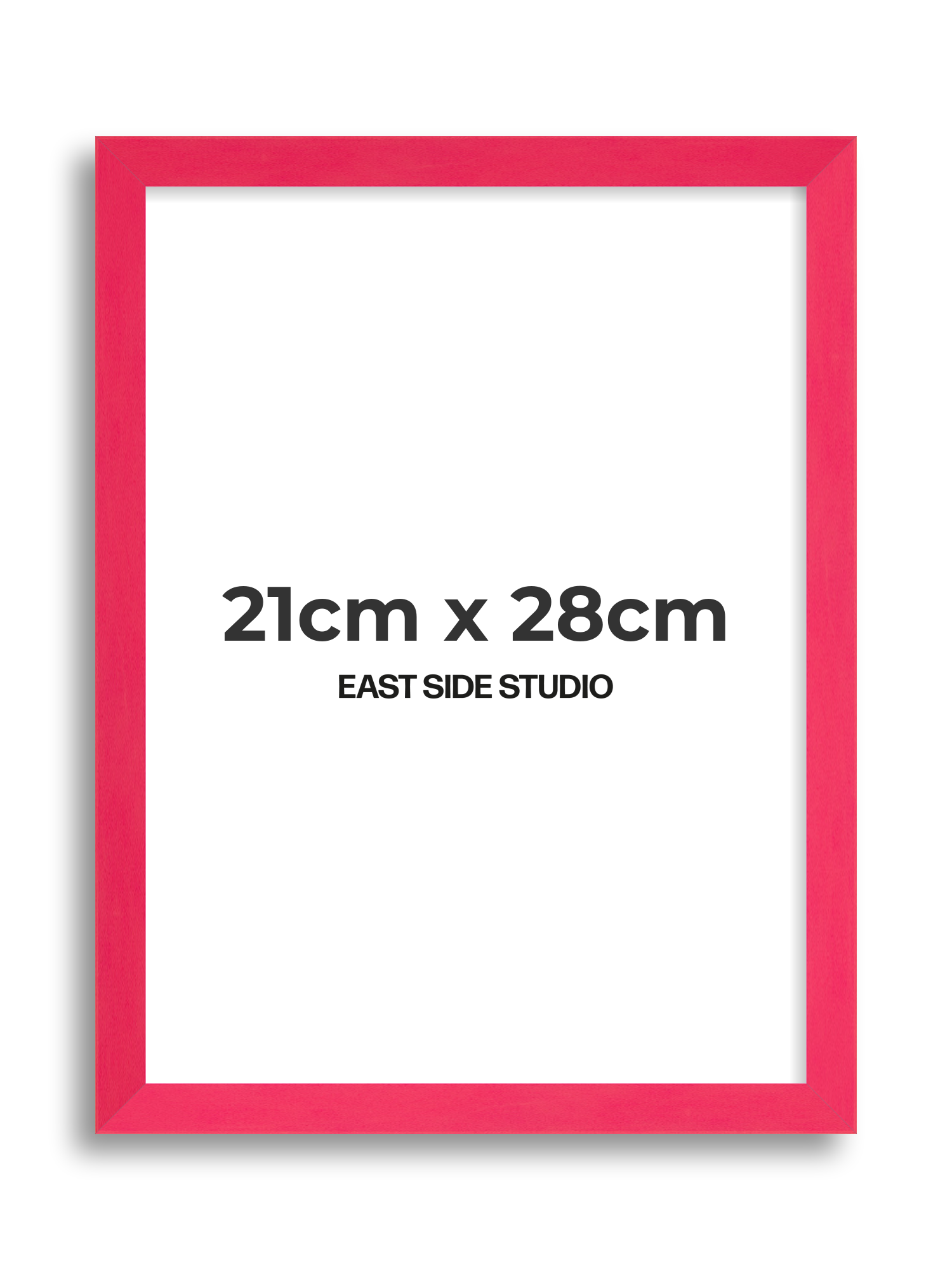Neon Pink 21cm x 28cm picture frame