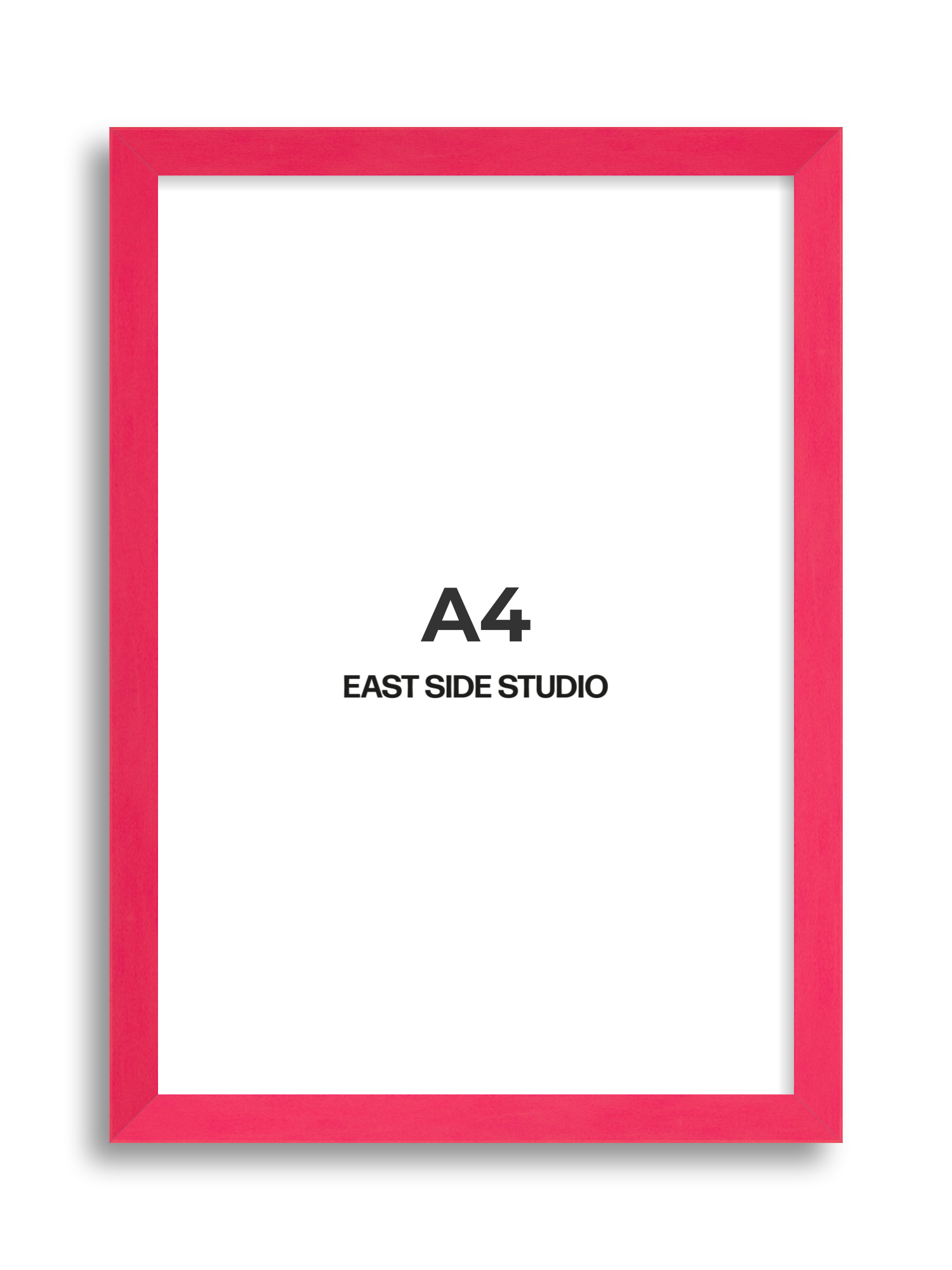 Neon Pink A4 picture frame