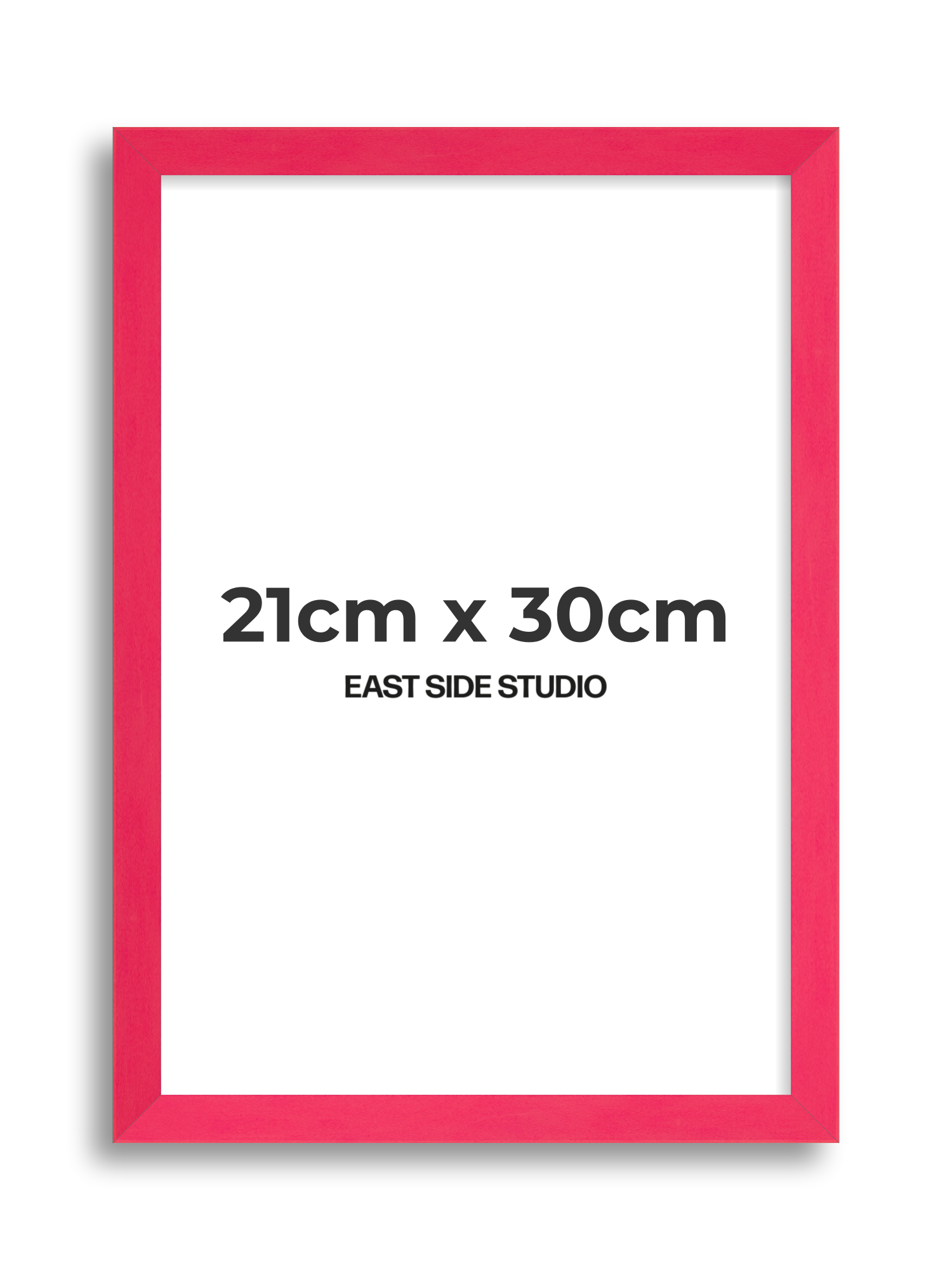 Neon Pink 21cm x 30cm picture frame