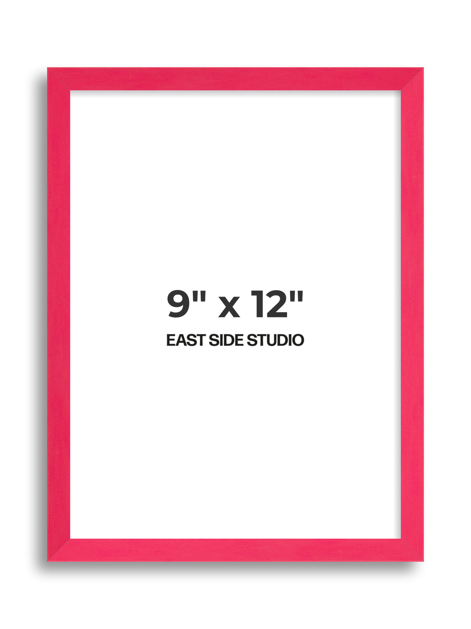 Neon Pink 9" x 12" picture frame