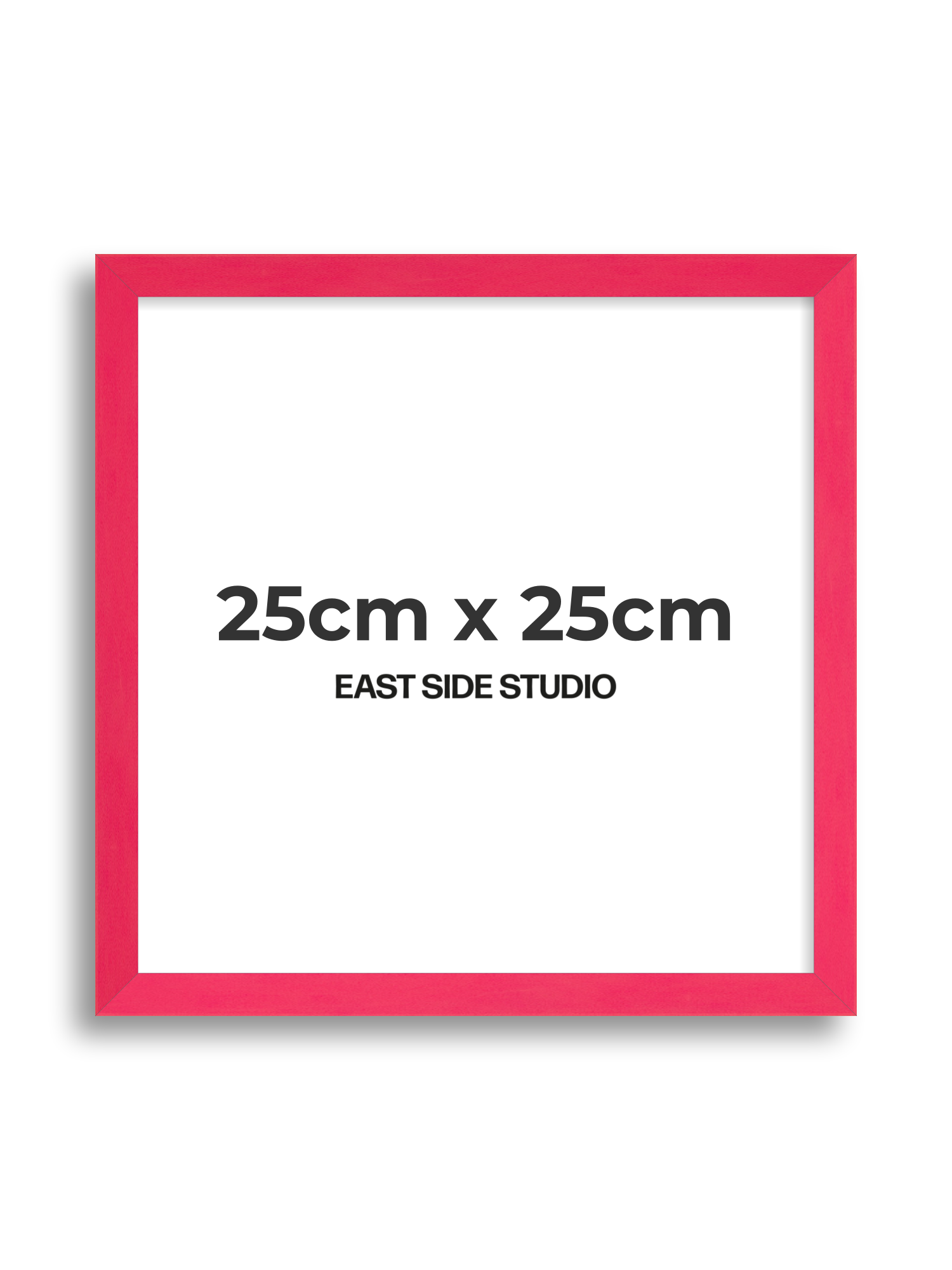 Neon Pink 25cm x 25cm picture frame