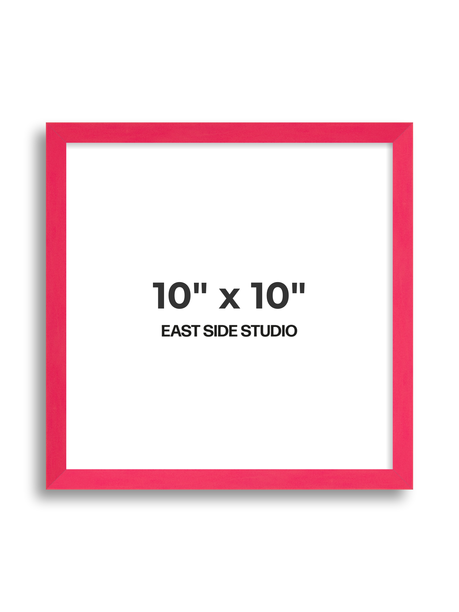 Neon Pink 10" x 10" picture frame