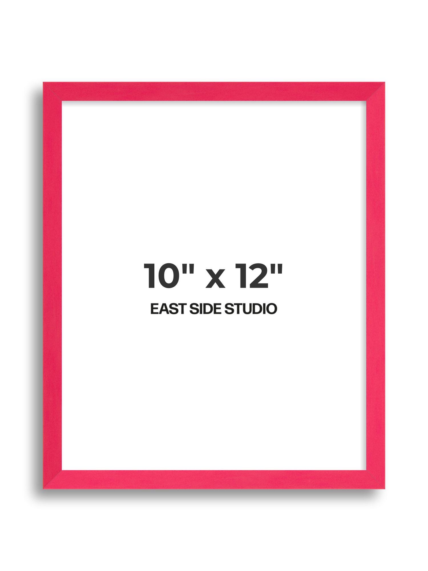 Neon Pink 10" x 12" picture frame
