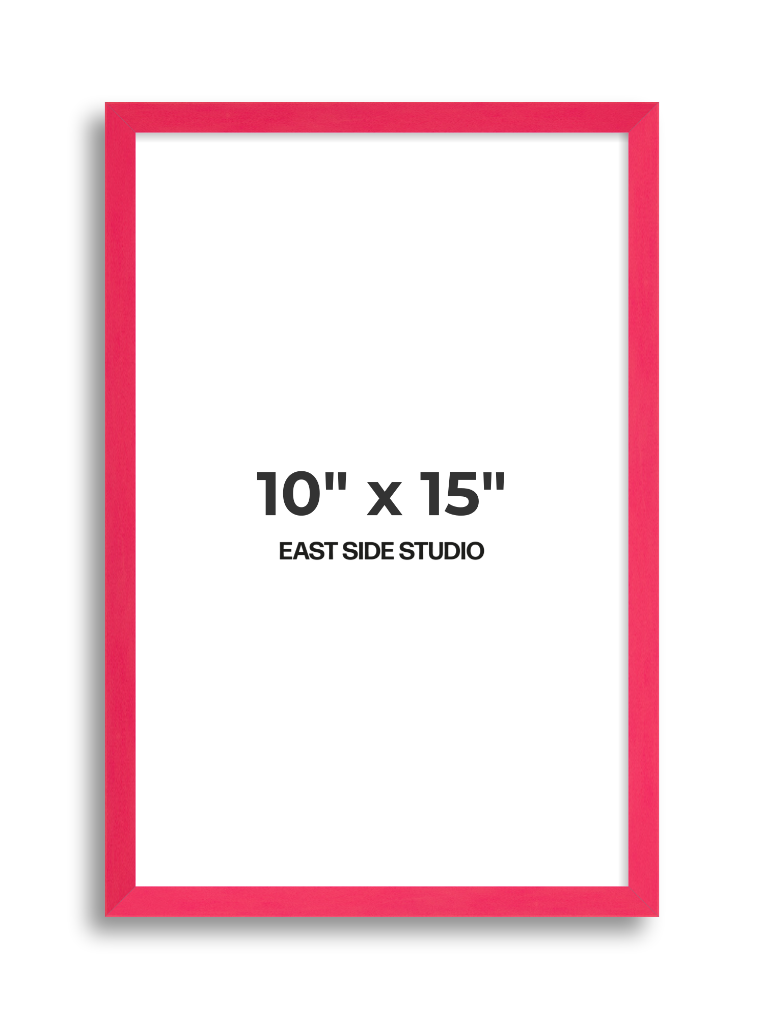 Neon Pink 10" x 15" picture frame