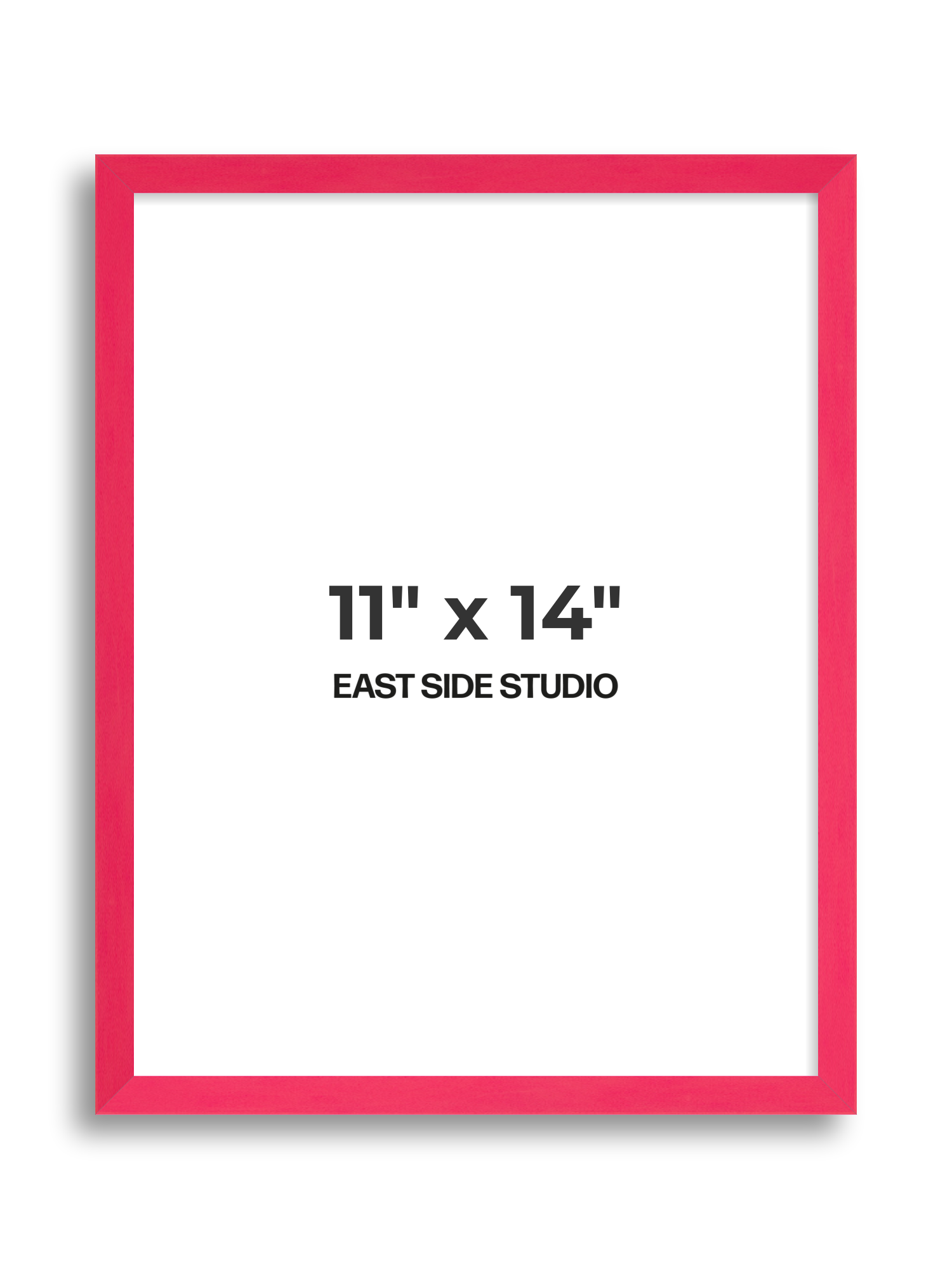 Neon Pink 11" x 14" picture frame