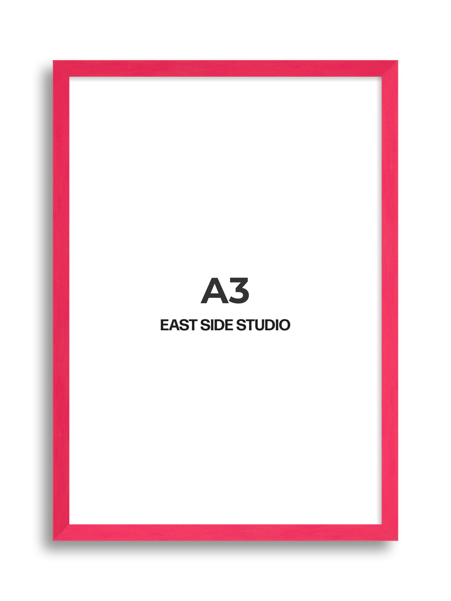Neon Pink A3 picture frame