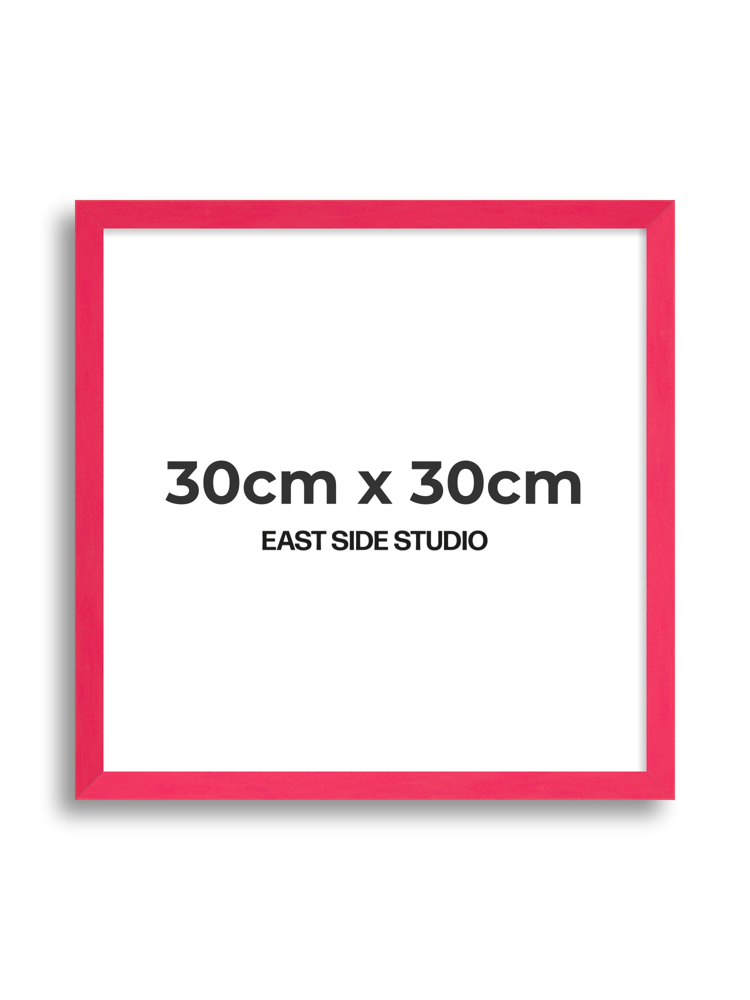 Neon Pink 30cm x 30cm picture frame