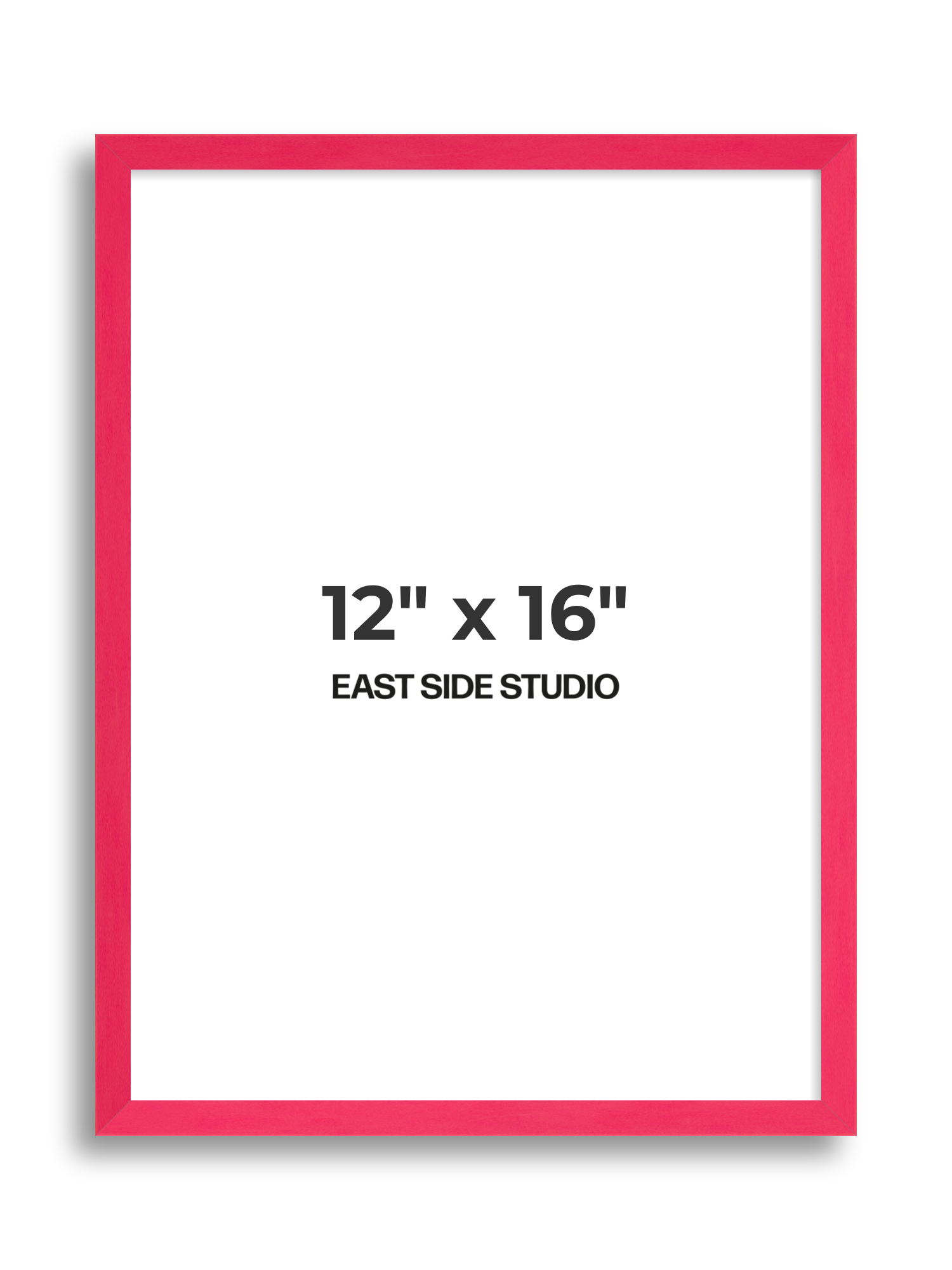 Neon Pink 12" x 16" picture frame