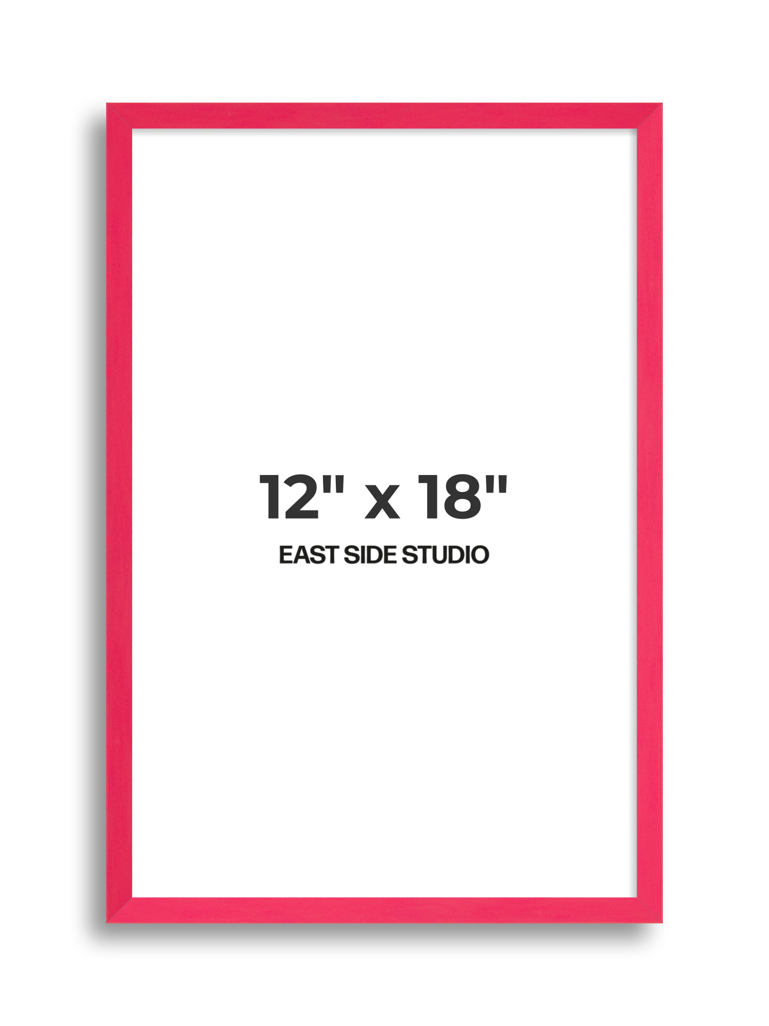Neon Pink 12" x 18" picture frame