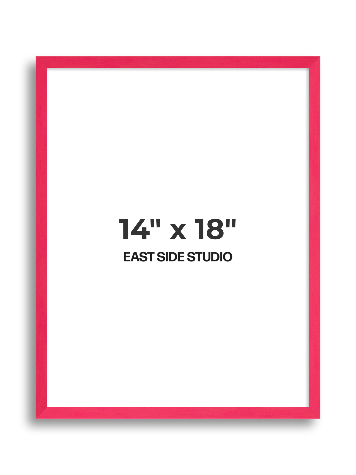 Neon Pink 14" x 18" picture frame