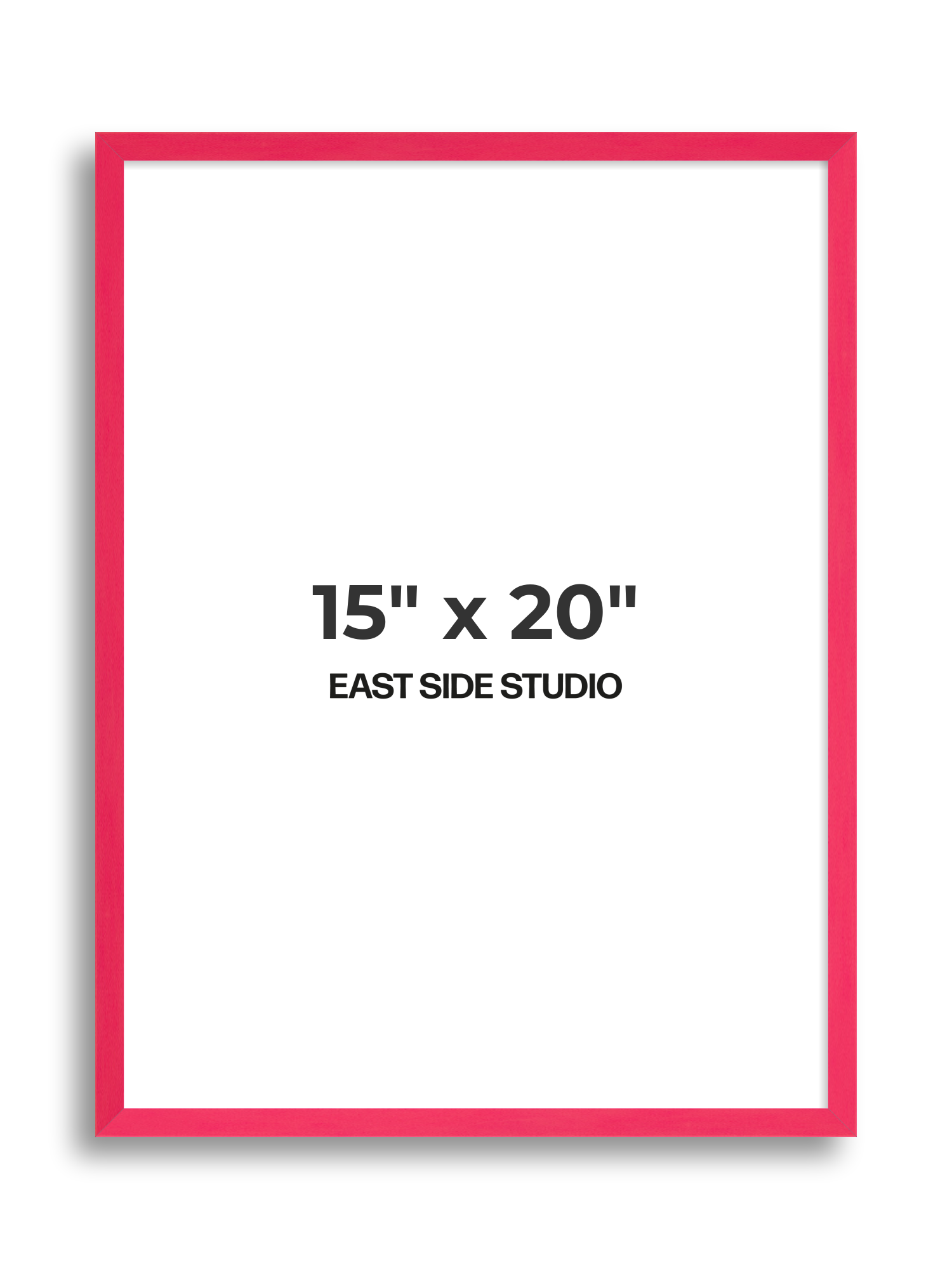 Neon Pink 15" x 20" picture frame