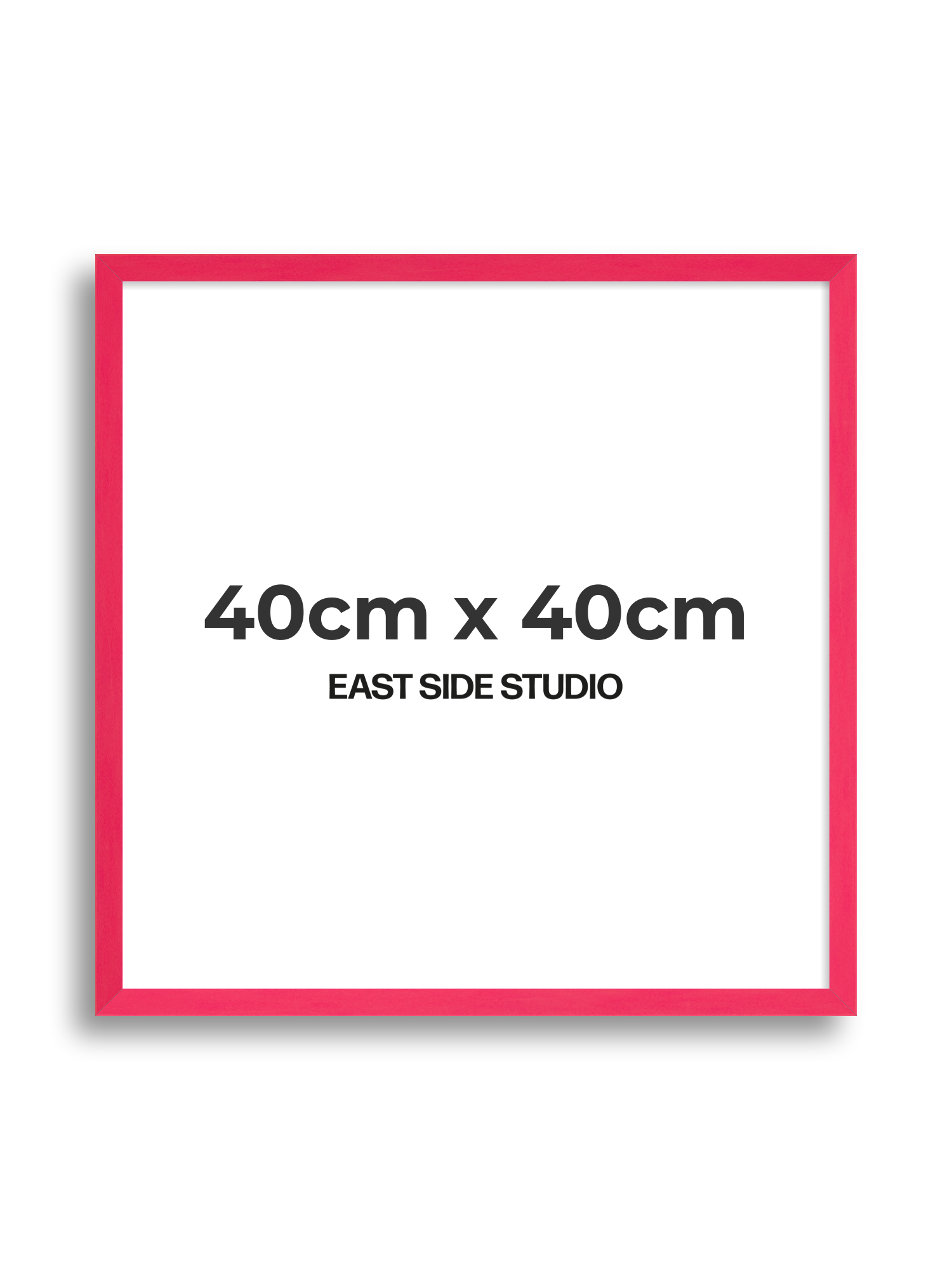 Neon Pink 40cm x 40cm picture frame
