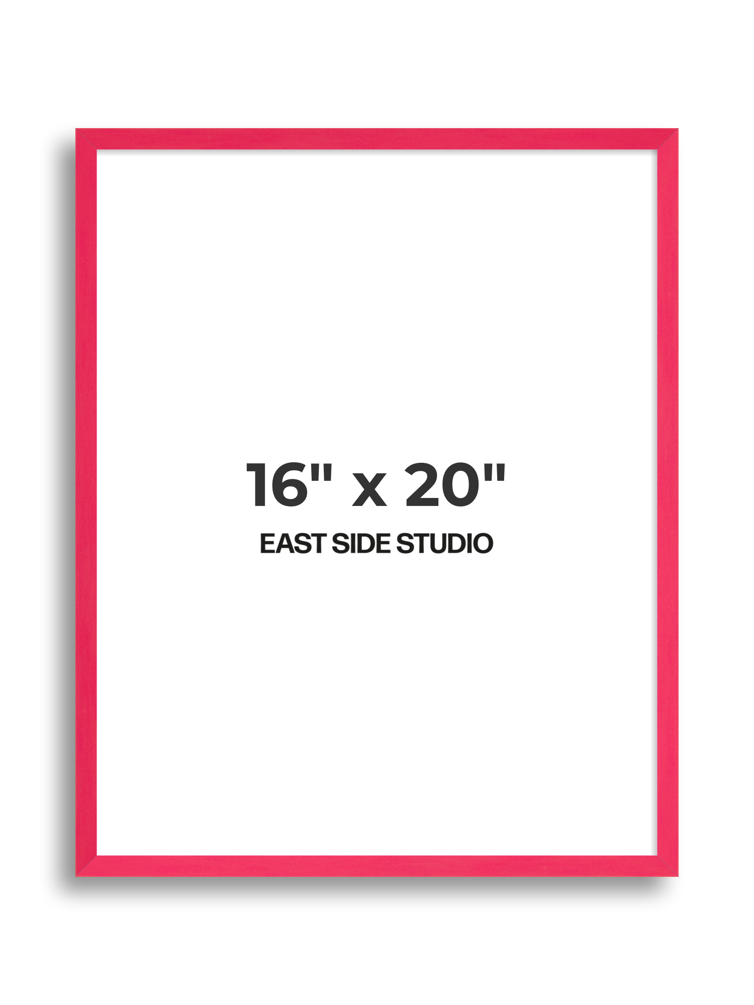 Neon Pink 16" x 20" picture frame