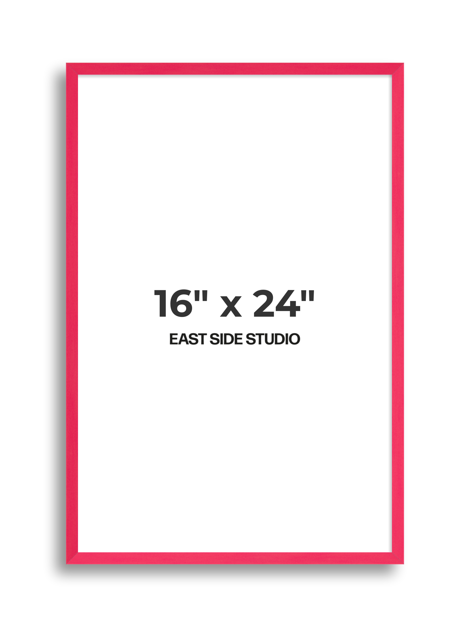 Neon Pink 16" x 24" picture frame