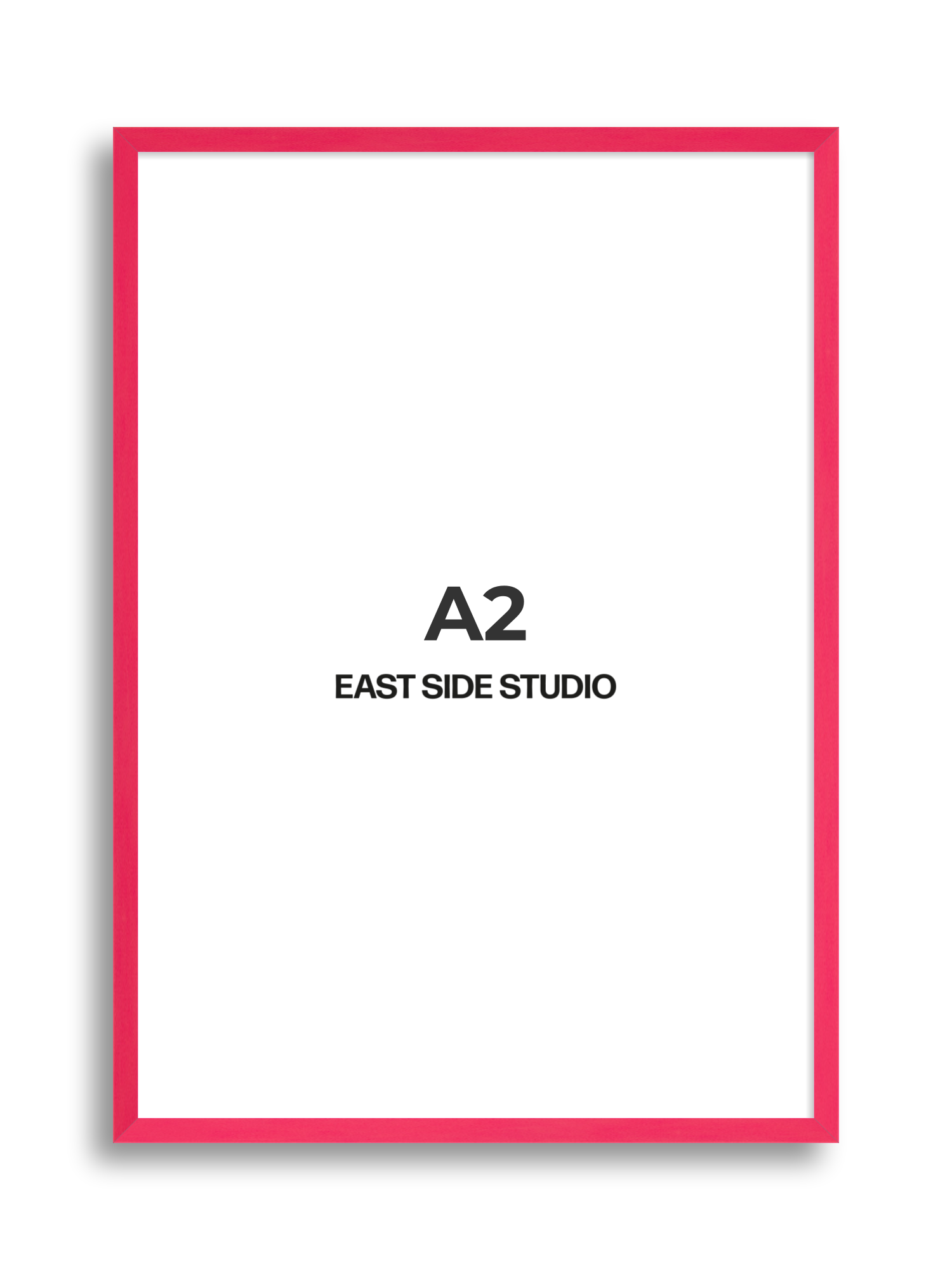 Neon Pink A2 picture frame